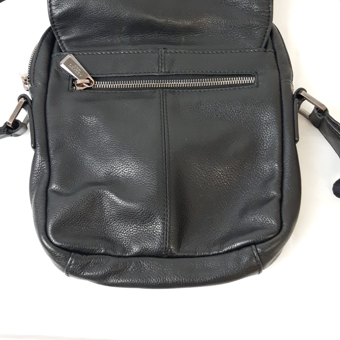 Sac à bandoulière Azzaro Paris en cuir - Photo 2