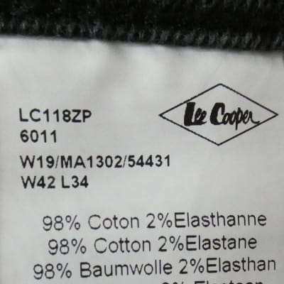 Jean noir - Homme - Lee Cooper - Taille 52 Très bon état - Vue 5 - 