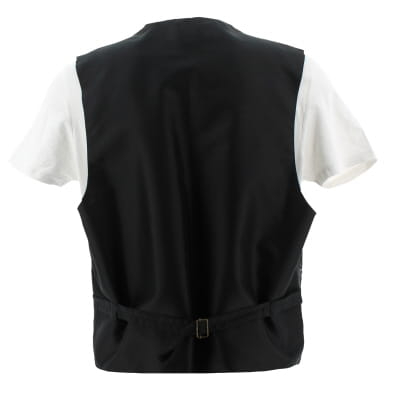 Gilet de costume noir imprimé - Homme - Men's Actve Life - Taille XL Bon état - Vue 2 - 