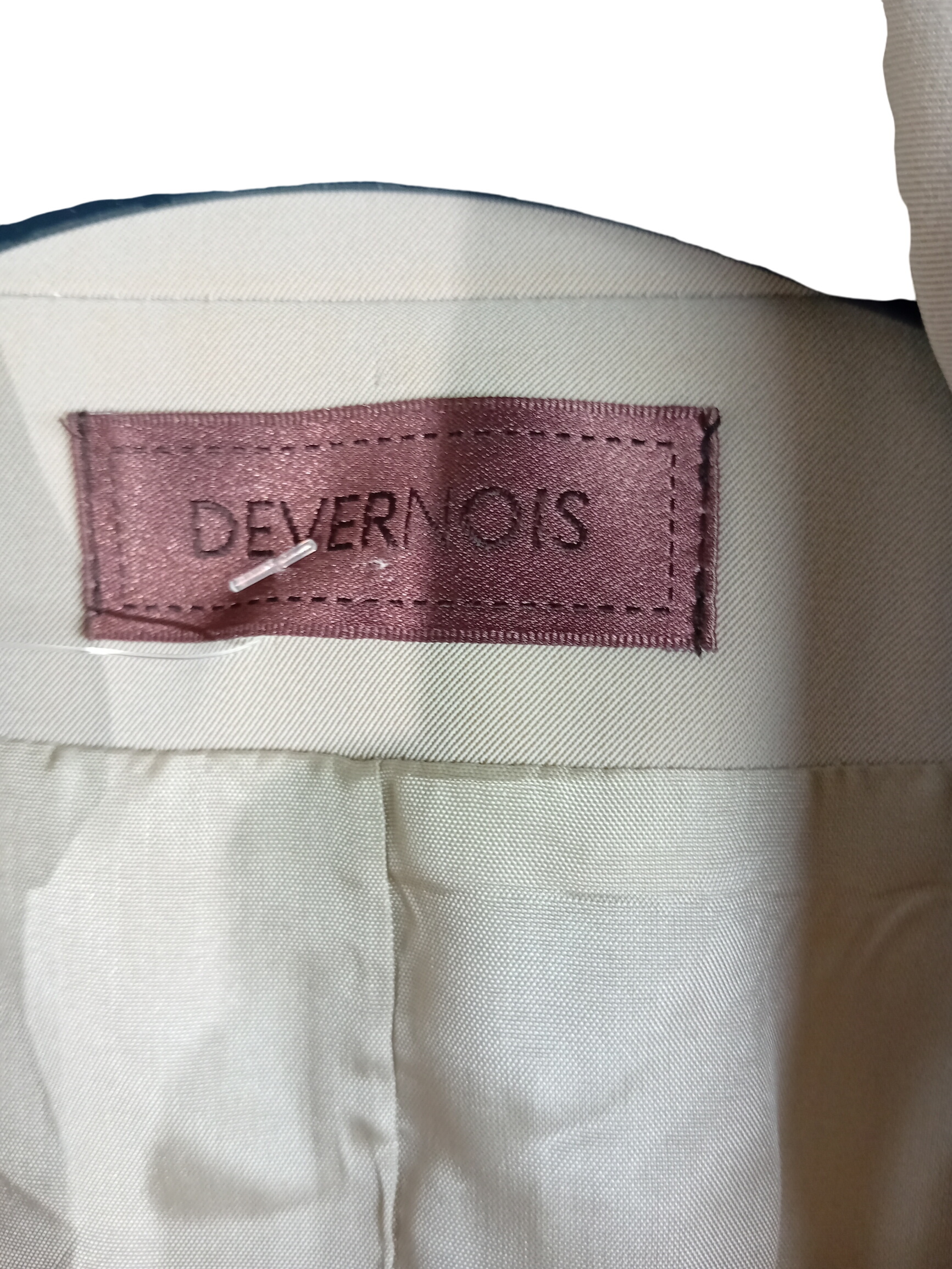 Blazer Devernois beige clair coupe classique xxxl 46  - Vue 2 - 