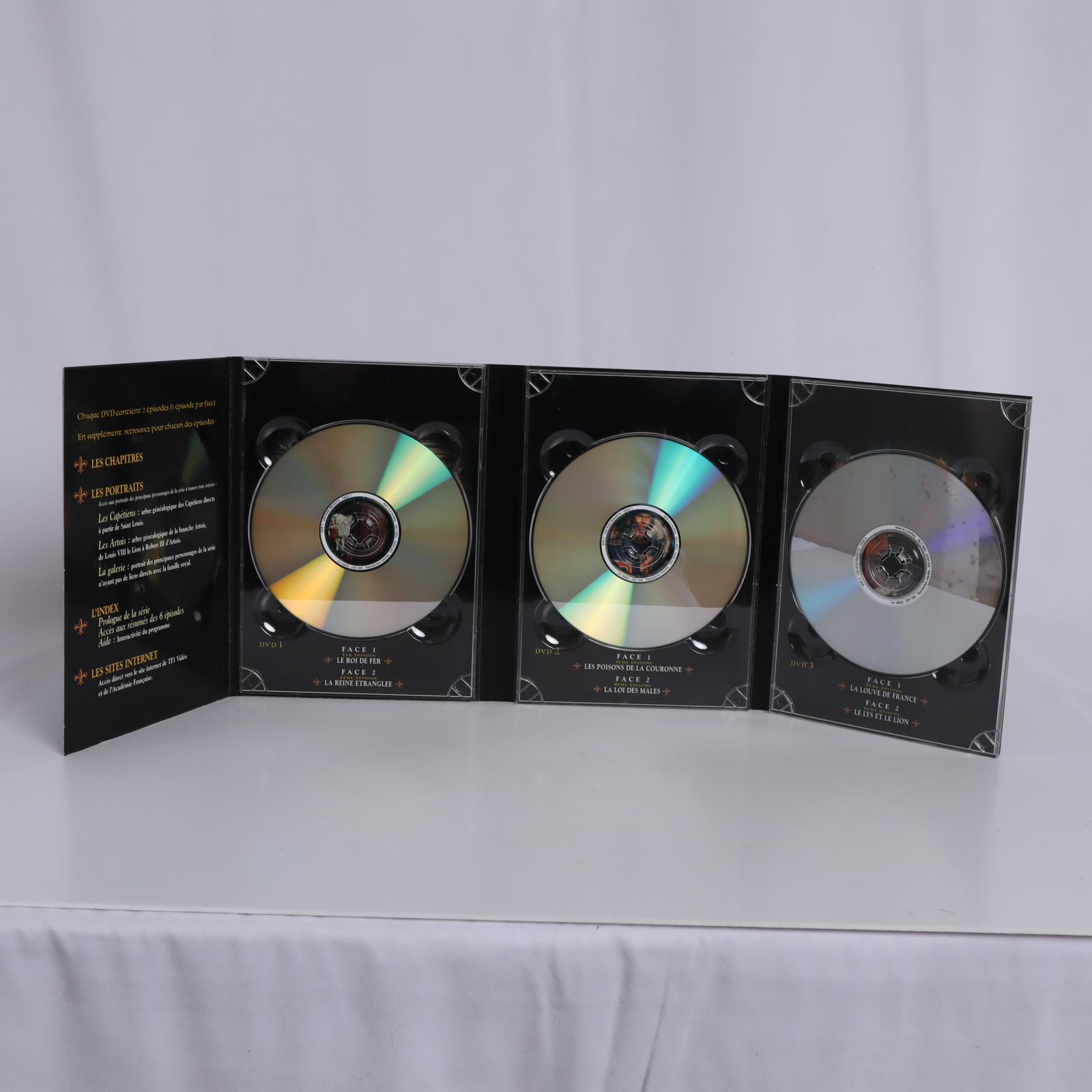 Coffret Intégrale 3 DVD - Les Rois Maudits (Série Culte 1972) Bon état - Vue 2 - 