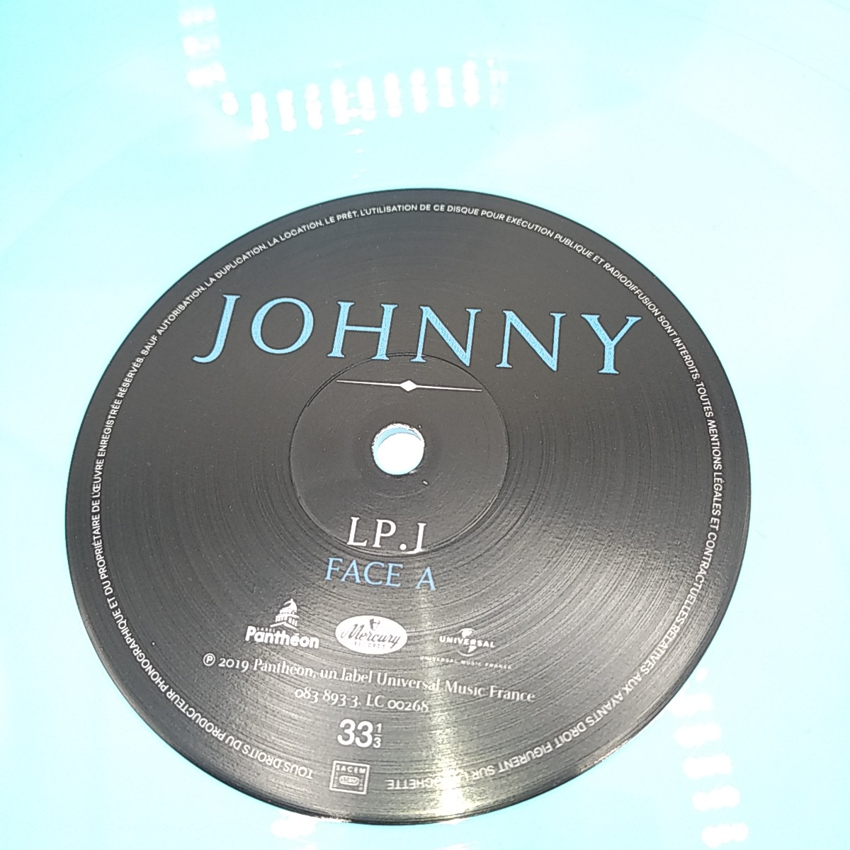 Double album 33 tours Vinyle Bleu Johnny Hallyday - Très bon état - Photo 6
