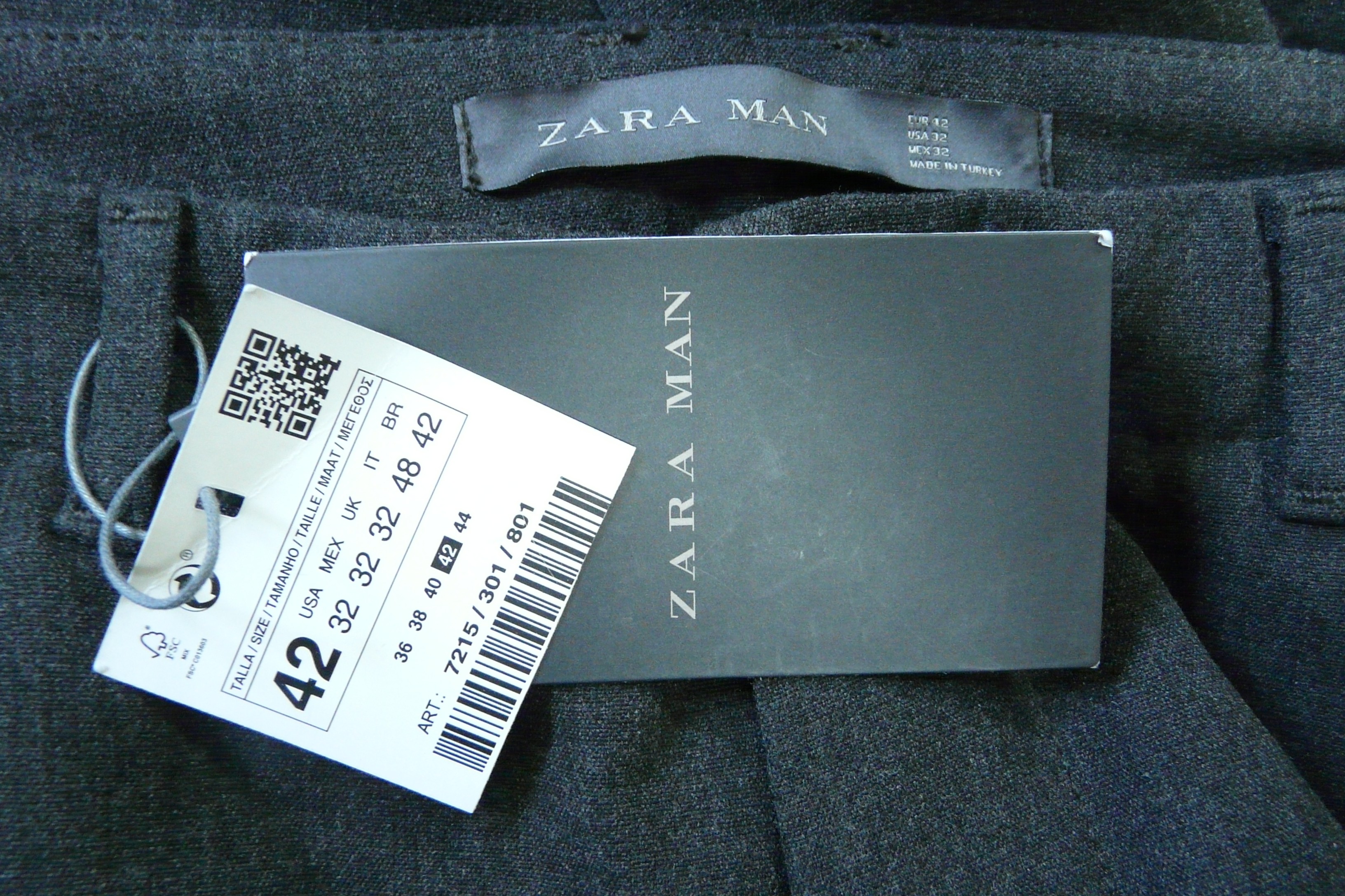 HO62 - Pantalon skinny - Zara Man - Taille 42 - Photo 7