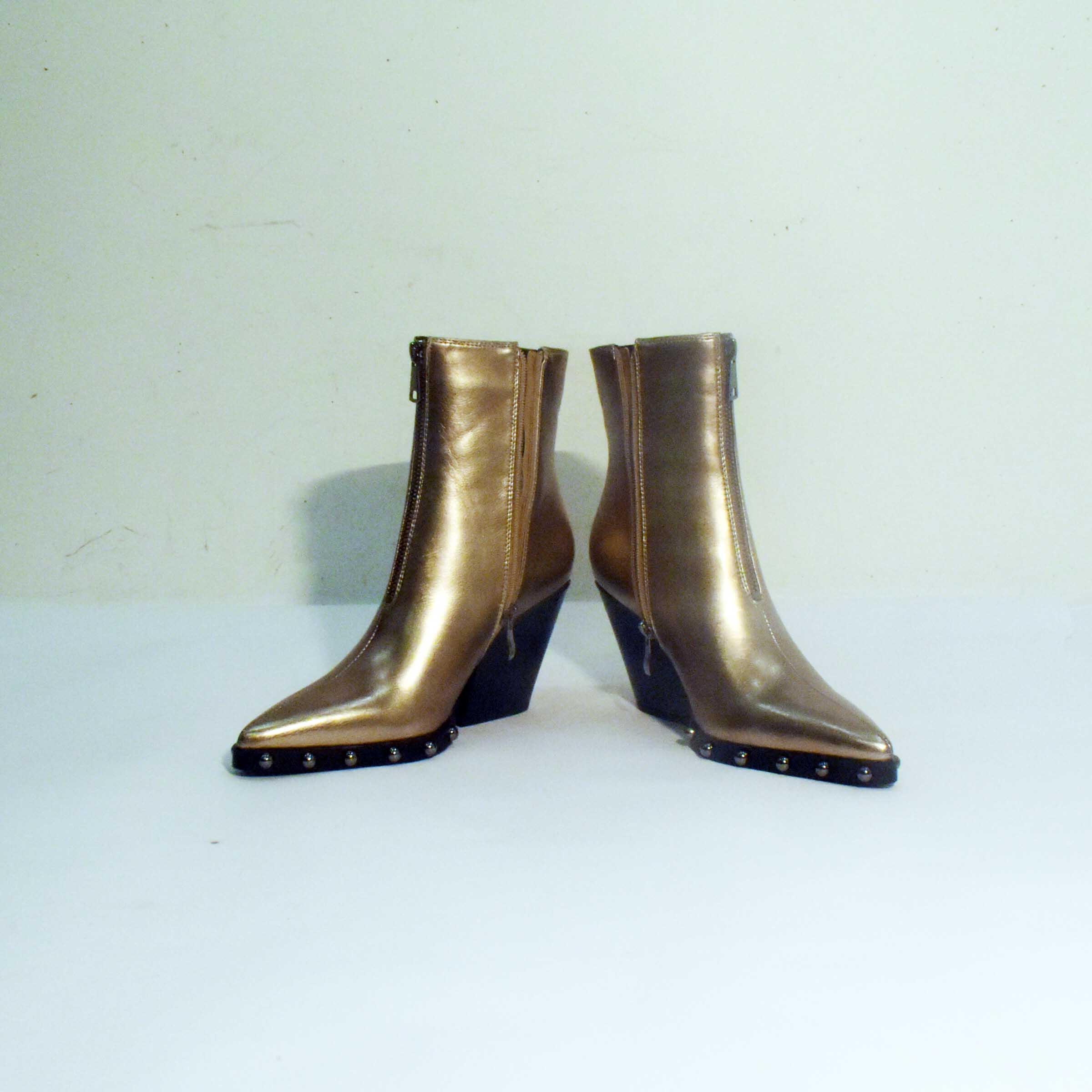 Bottines Métallisées Dorées - Azarey™ 462H727M (Pointure: 36) Très bon état - Vue 2 - 