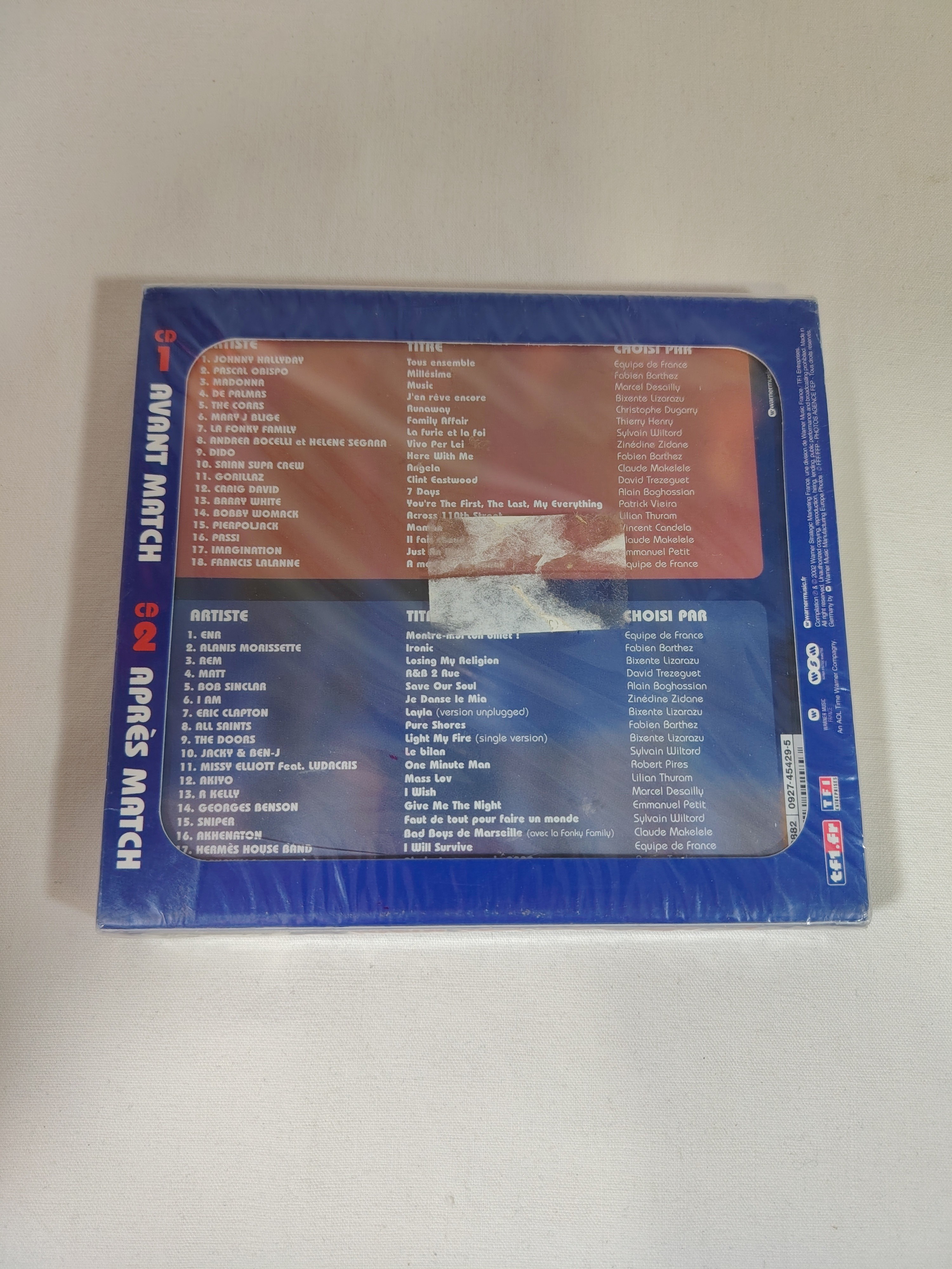Compilation La Sélection des bleus, l'équipe de France de football 1998 Très bon état - Vue 2 - 