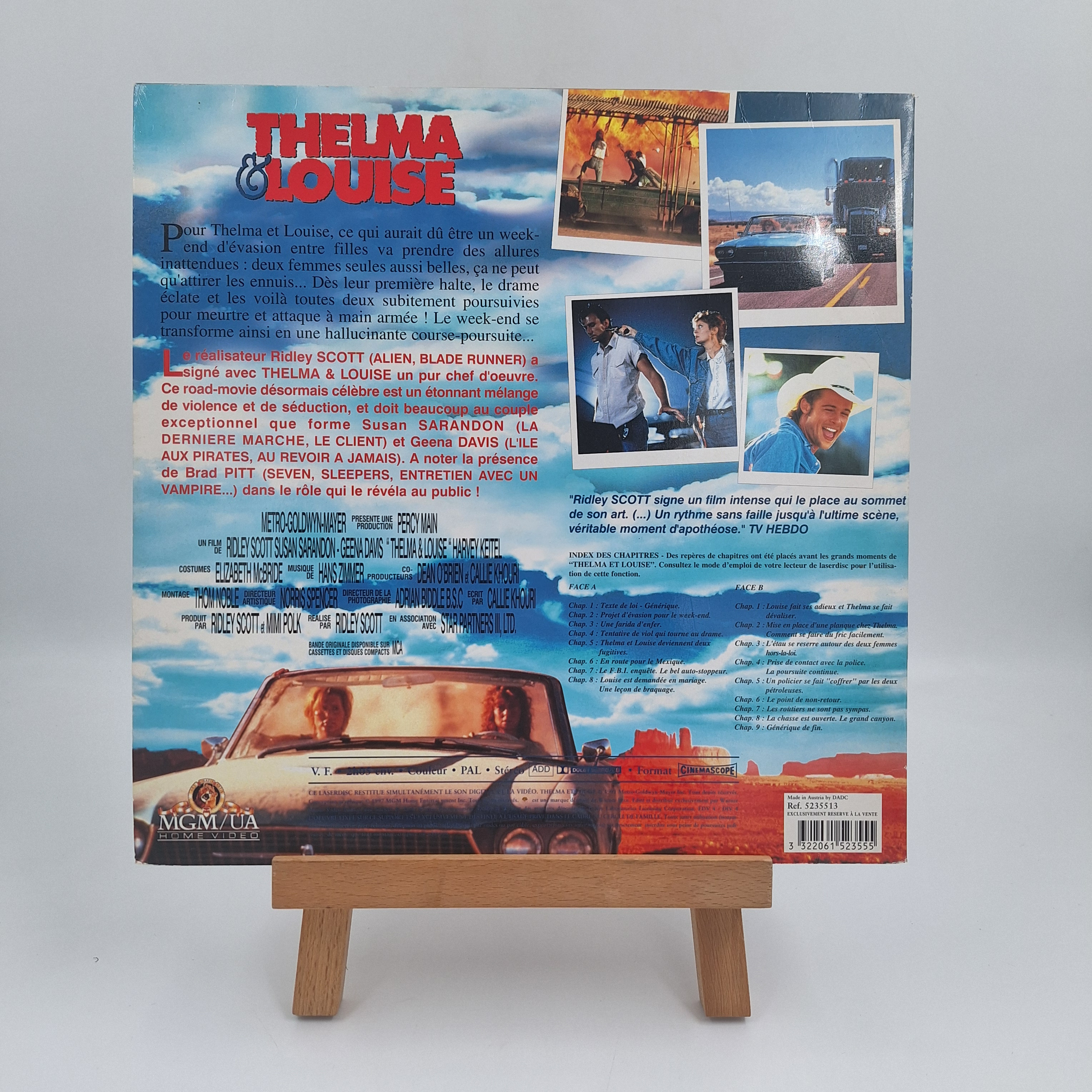 Laser disc. « Thelma et Louise ». 1991. Metro-Goldwin-Mayer. Très bon état - Vue 2 - 