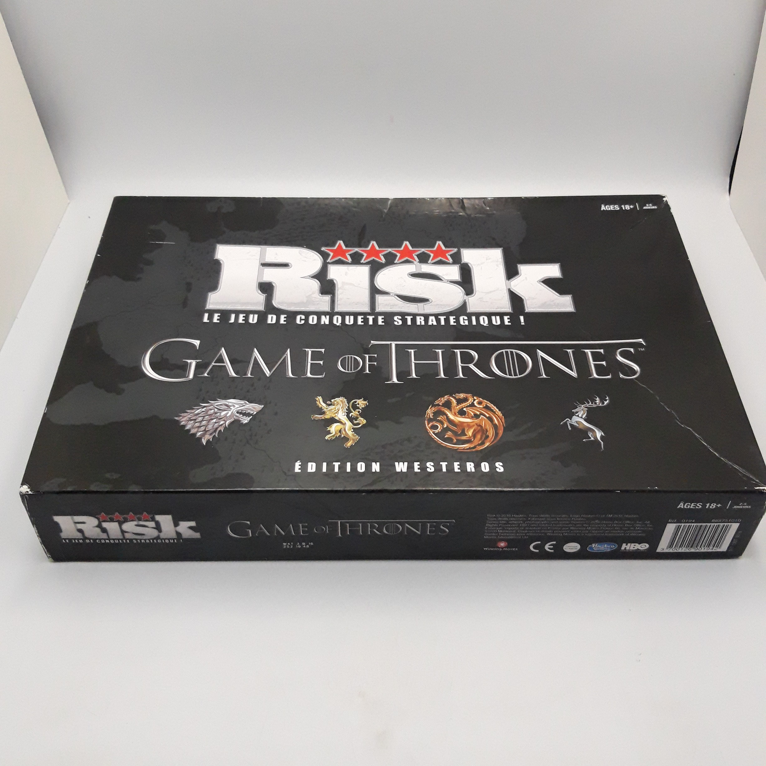 Risk "le jeu de conquête stratégique" game of thrones, édition westeros - Bon état - Photo 3