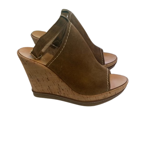 Chaussures compensées marron et liège - San Marina - Pointure 37 - Comme neuf - Photo 5