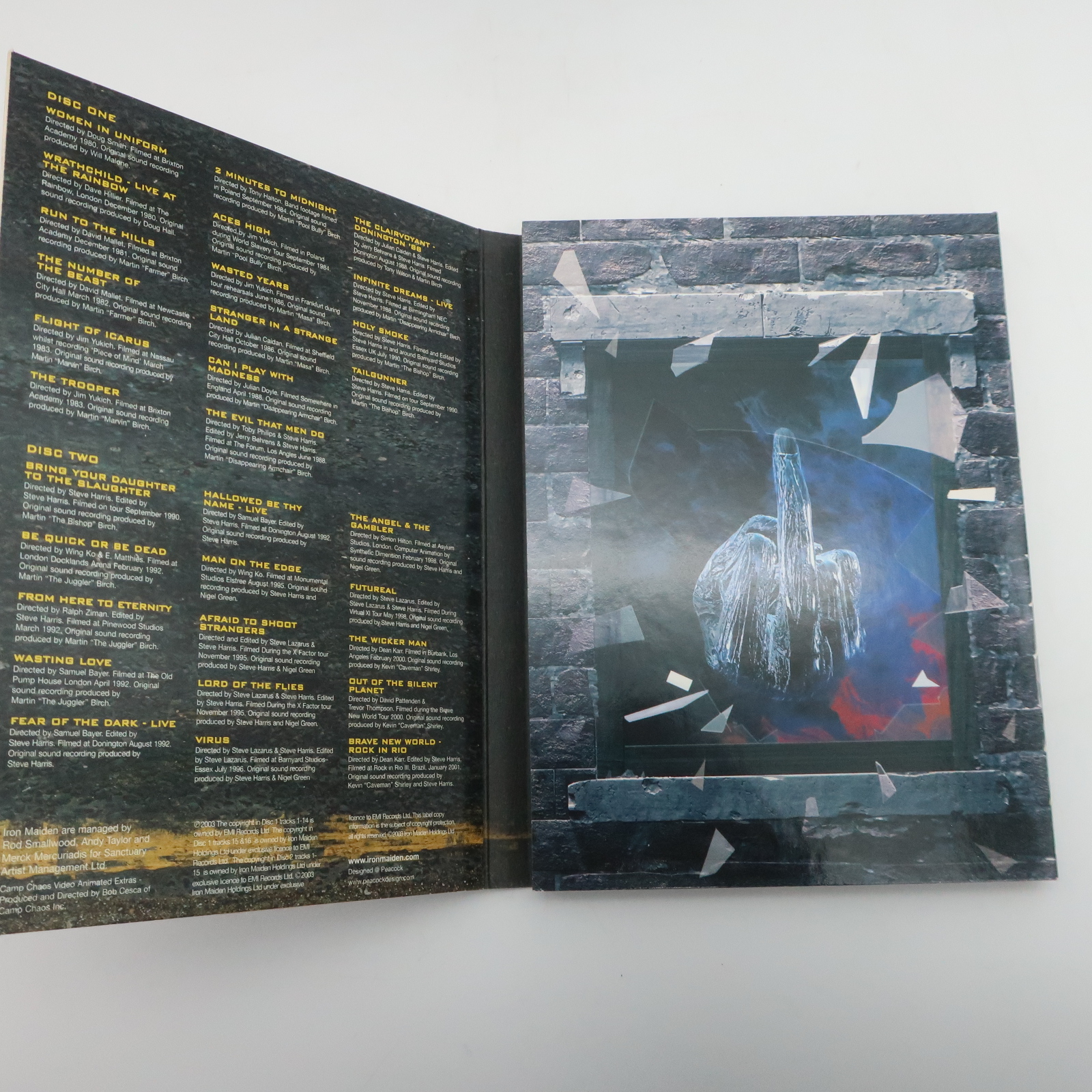 Double DVD Iron Maiden " Visions of the Future " 2003 EMI Très bon état - Vue 2 - 