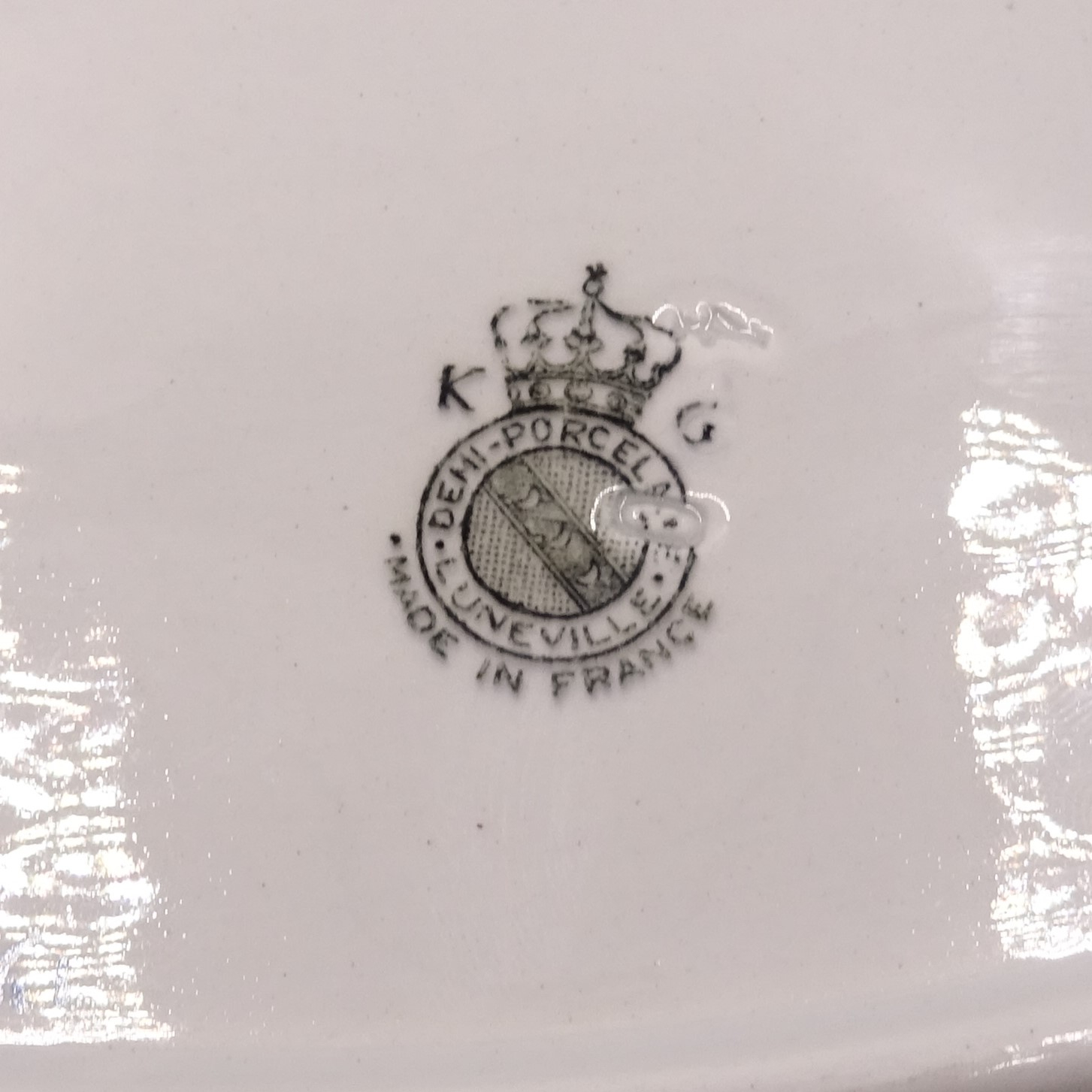 Plat ovale LUNEVILLE Bon état - Vue 2 - 