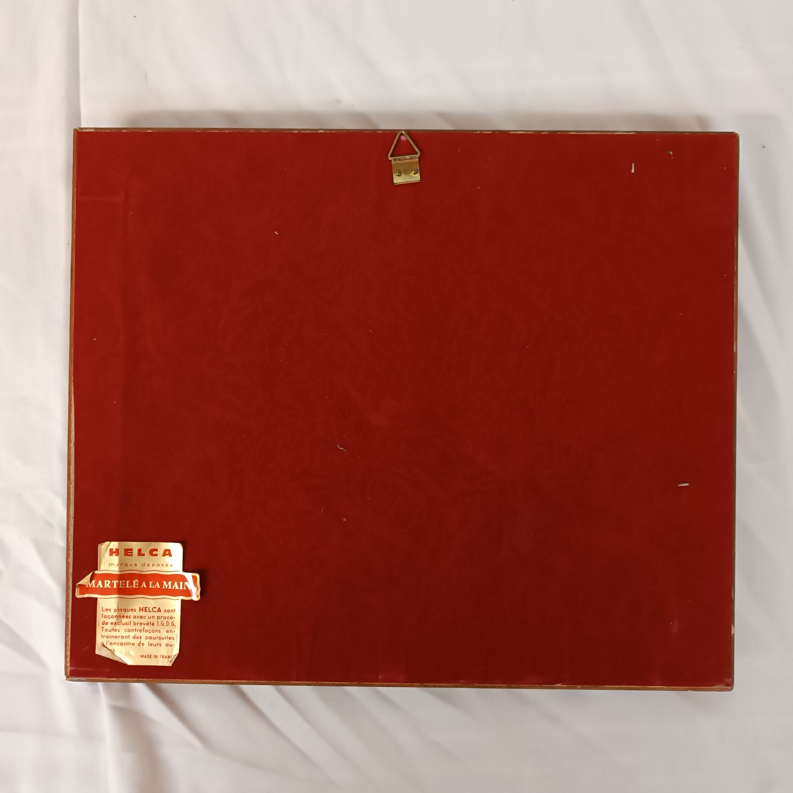 Tableau "Helca" (martelé à la main) représentant "Les Glaneuses" , de Jean-François Millet Bon état - Vue 3 - 