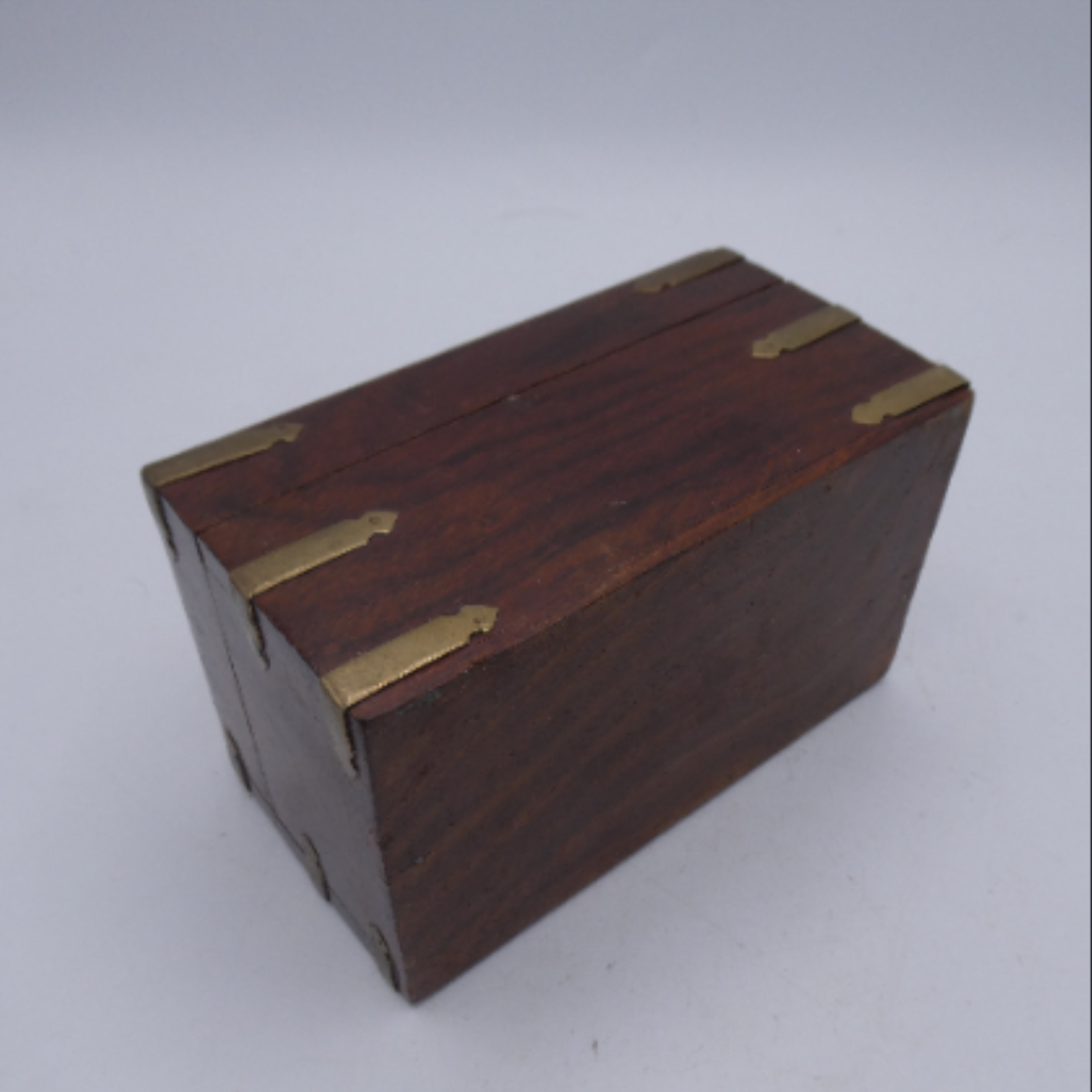 Boîte en bois artisanale à compartiments – style vintage - Photo 5