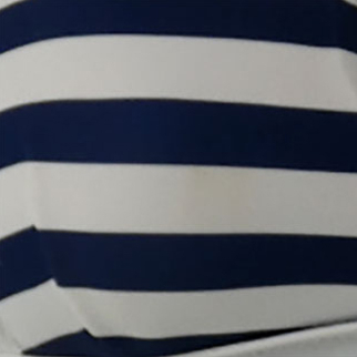 Haut de maillot de bain blanc à rayures bleues - Firefly - taille 46 - Photo 2