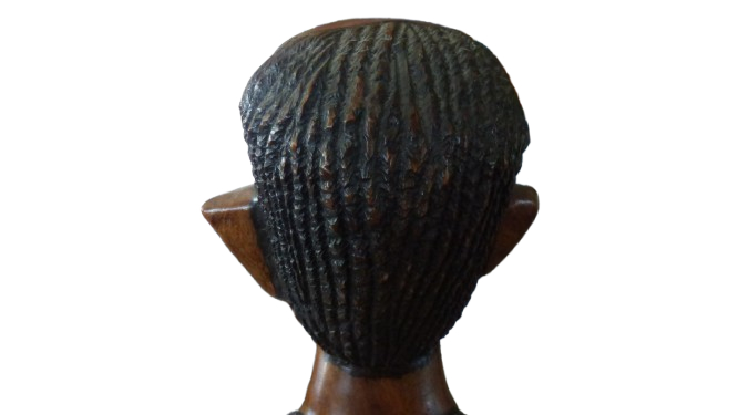 Statue en bois africaine 36 cm - Photo 4