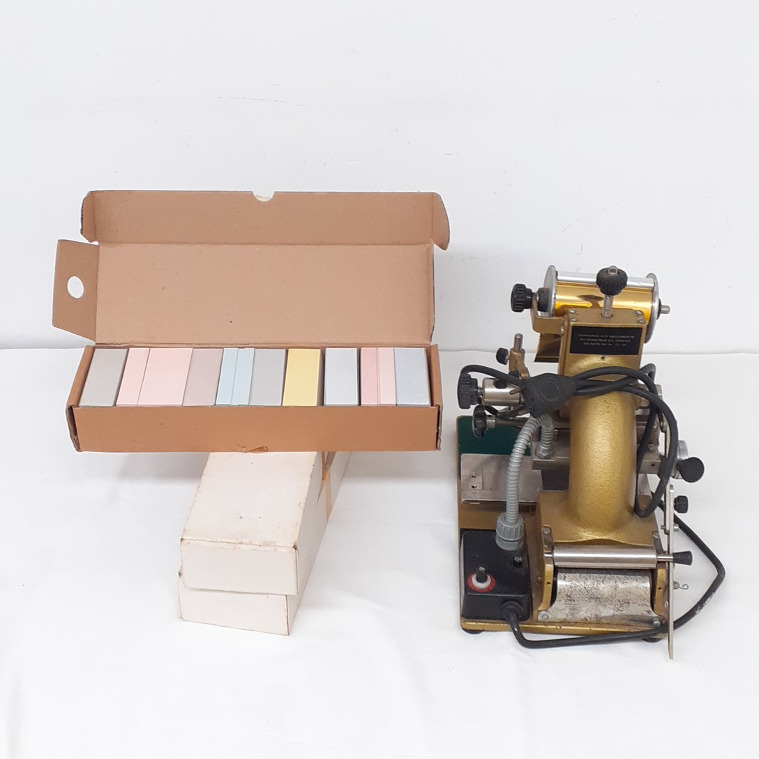 Imprimante vintage à chaud gold print - Bon état - Photo 6