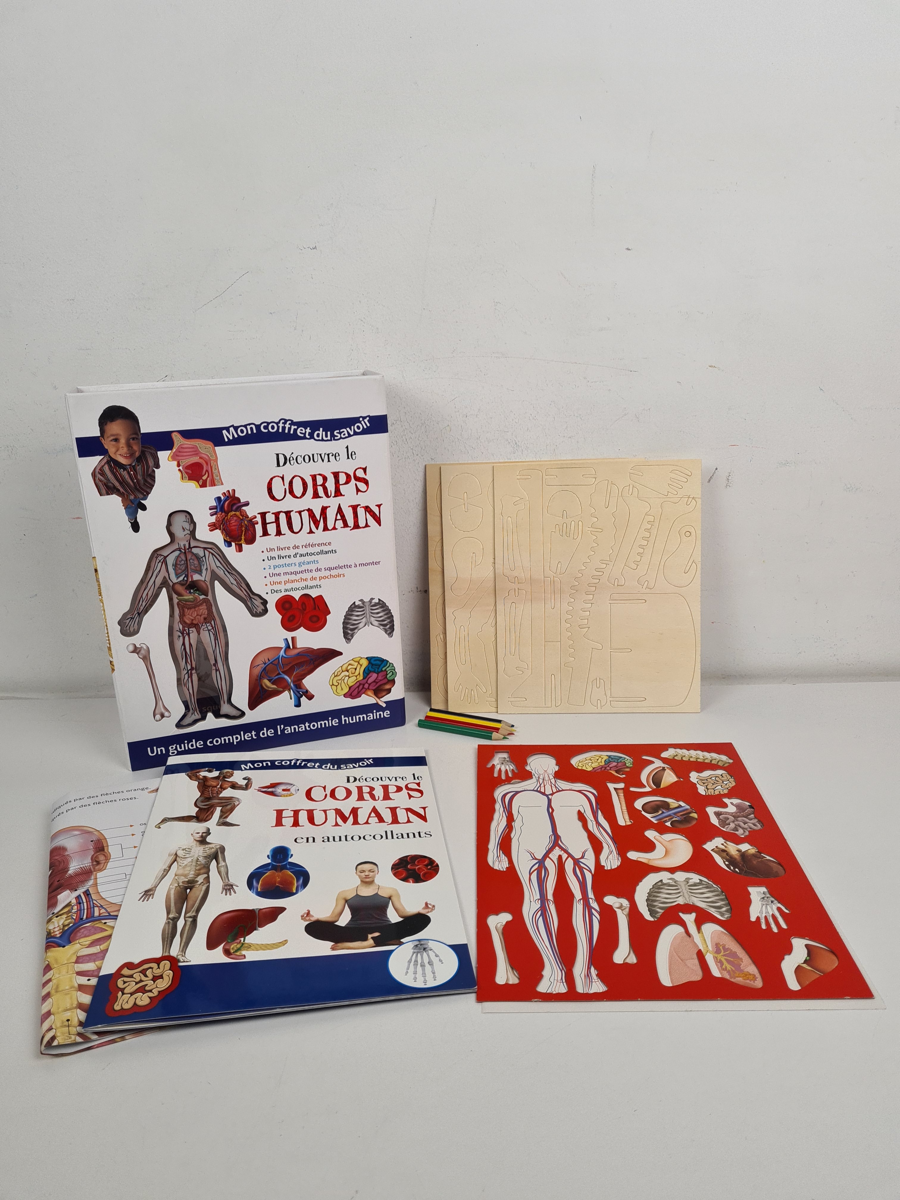 Voir photo 4 de Mon coffret du savoir - Découvre le corps humain - Guide complet de l'anatomie humaine - 6 ans + Mon coffret du savoir - Découvre le corps humain - Guide complet de l'anatomie humaine - 6 ans + Bon état - Vue 4 -