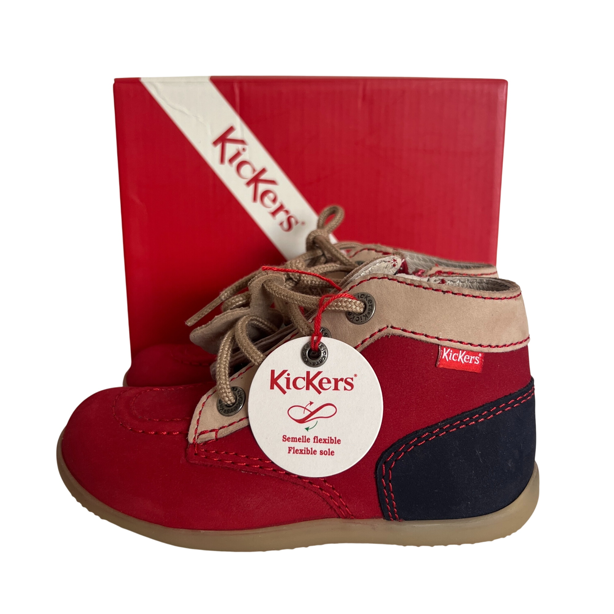 Shop Kickers Kickers Enfant Pas Cher Boots Kickers VETUDI Marron