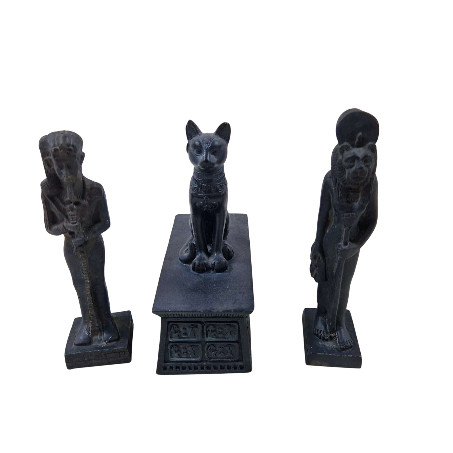 Petit lot de statuettes égyptiennes en résine - Photo 0