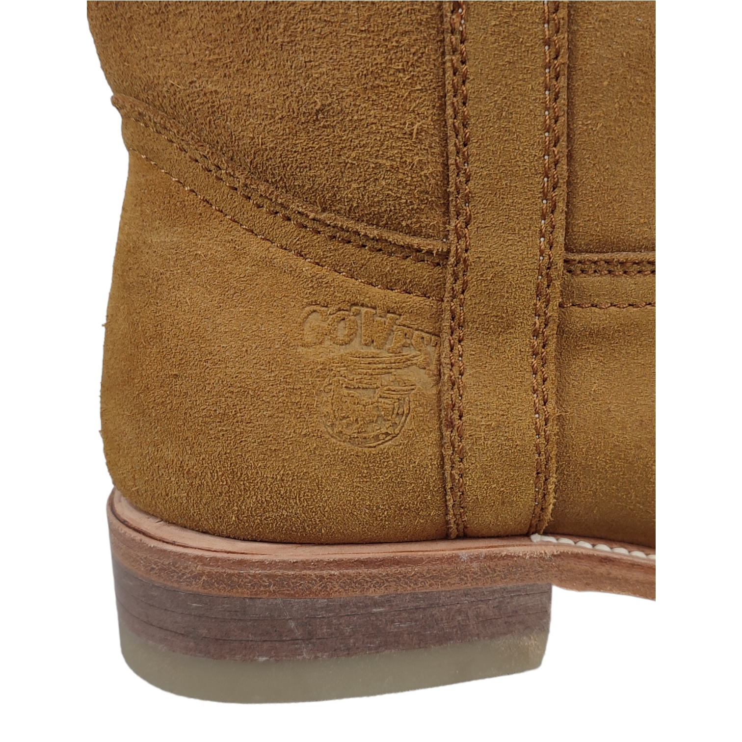 Paire de bottes en croûte de porc beige Go West - taille 40 Très bon état - Vue 13 - 