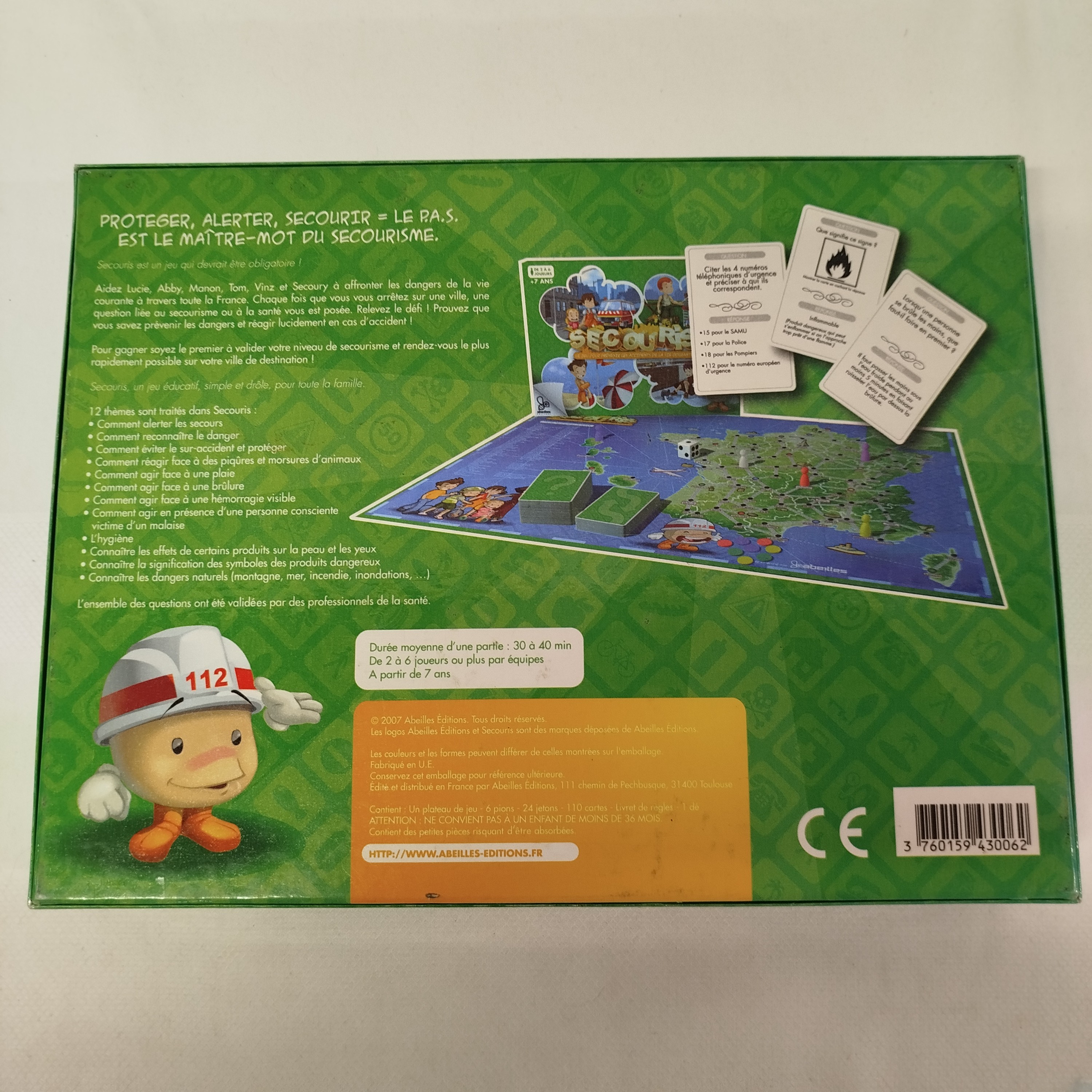 Jeu "Secouris" - Abeilles éditions Bon état - Vue 4 - 