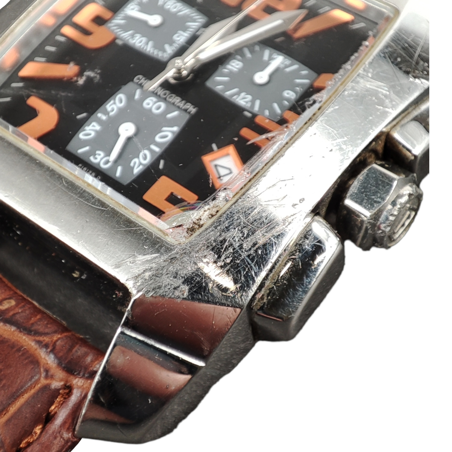 Montre homme FESTINA Timeless Chronograph Noir État correct - Vue 5 - 
