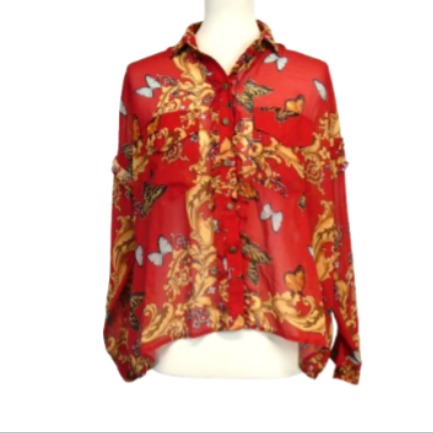 The Kooples chemise ample et légère à motif - Taille XS - Photo 0