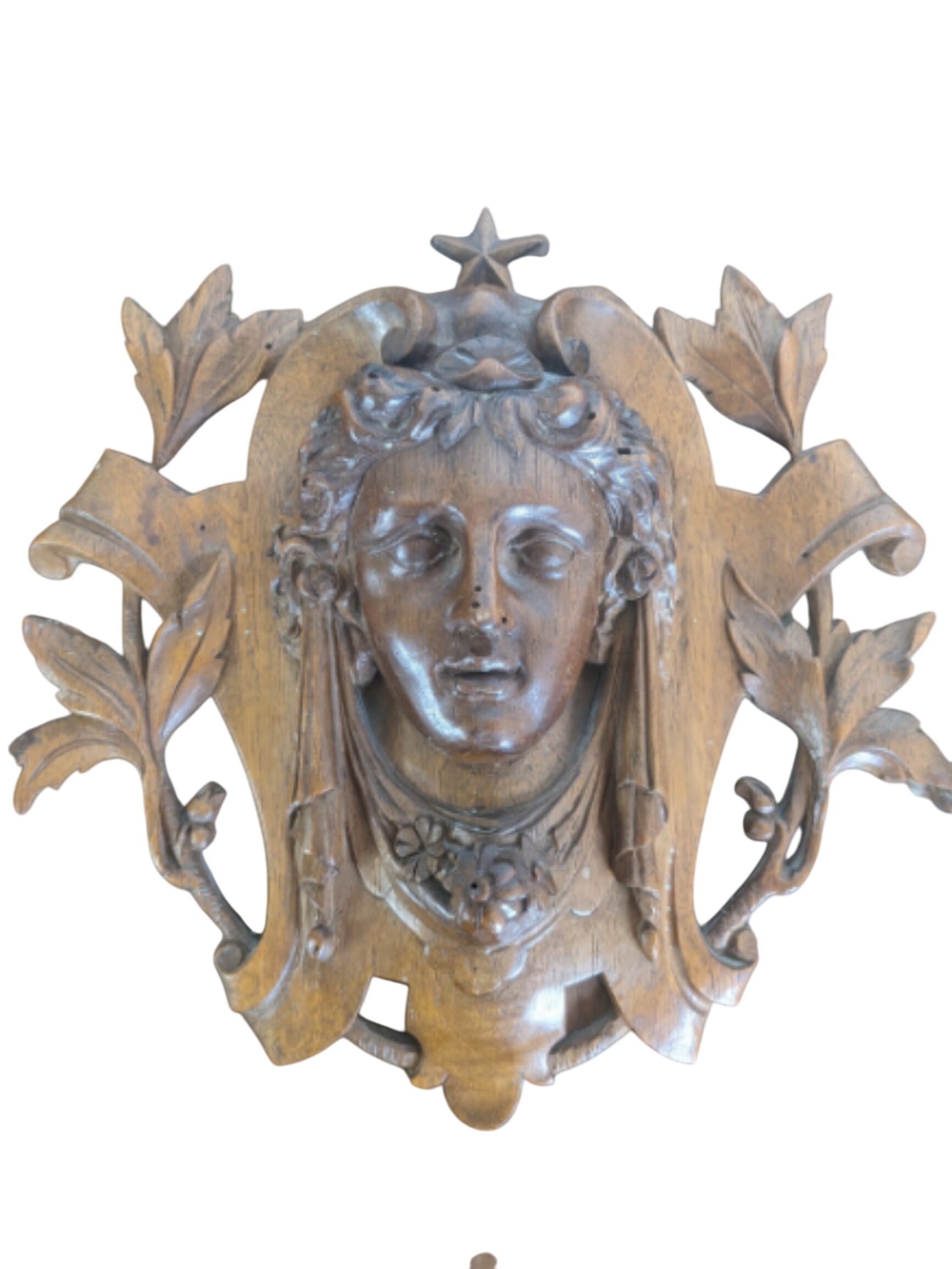 Ancienne porte en bois sculpté - Photo 0