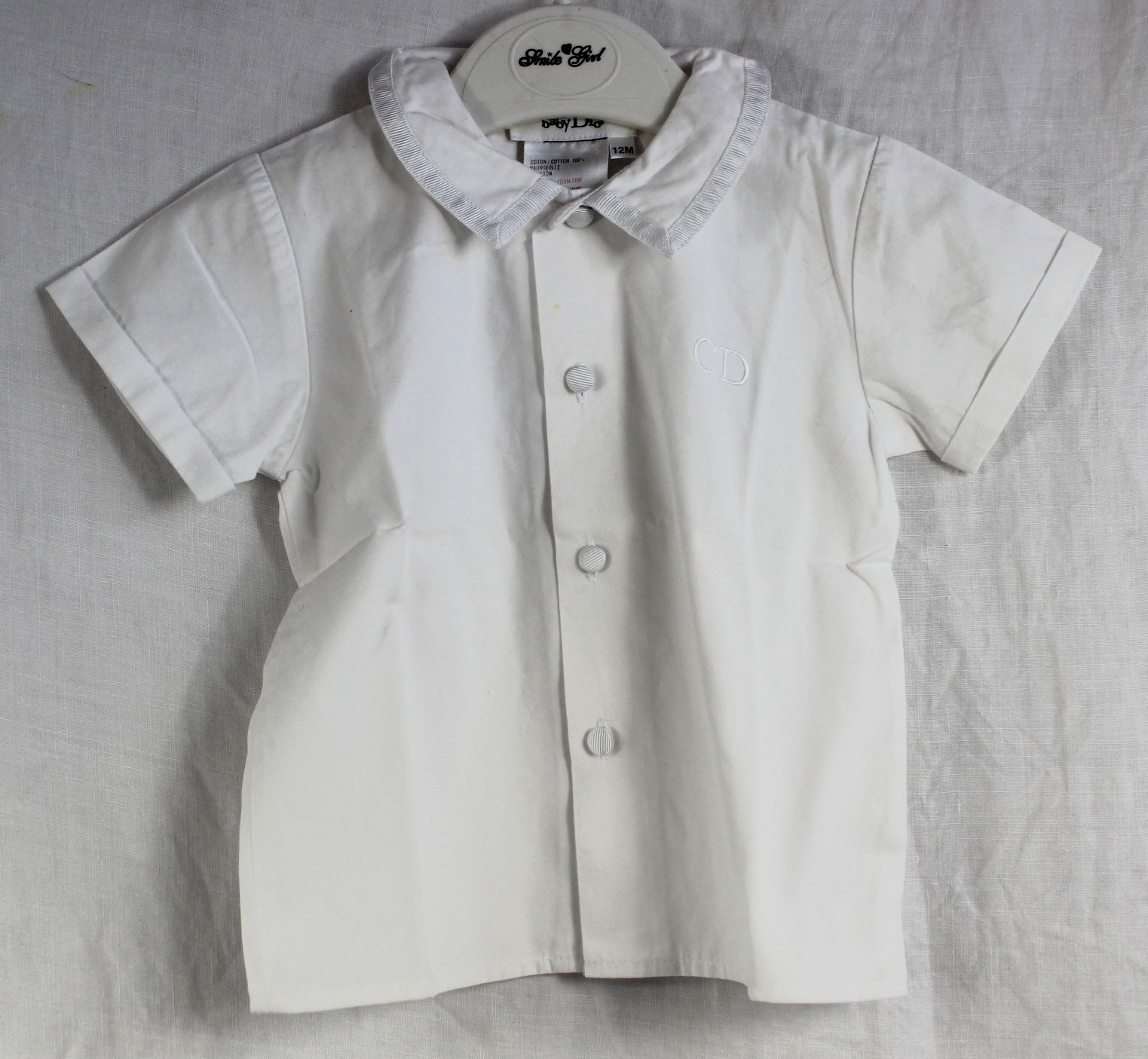 Chemise Mixte - Baby Dior - 12Mois - Très bon état sur Label Emmaüs