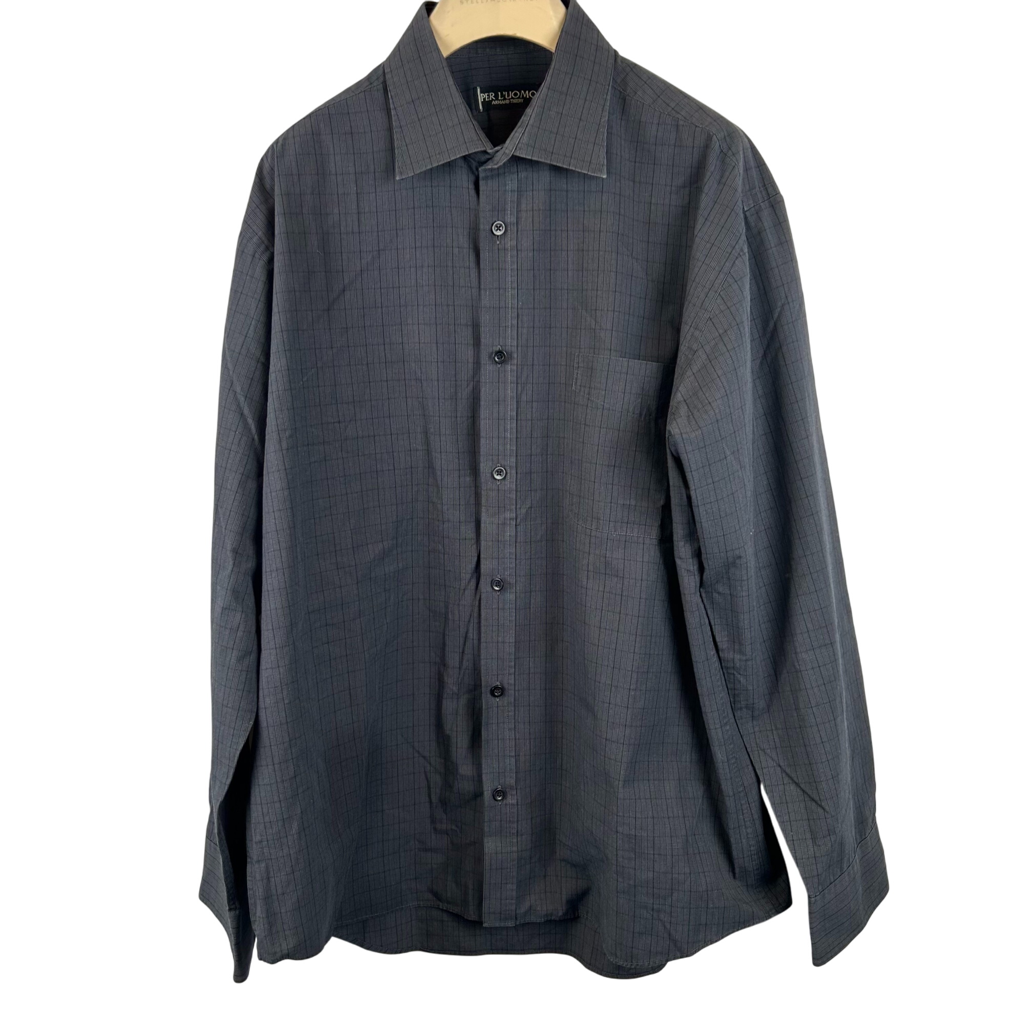 Per L'Uomo - Chemise gris foncé à carreaux - Taille 50 - Photo 0