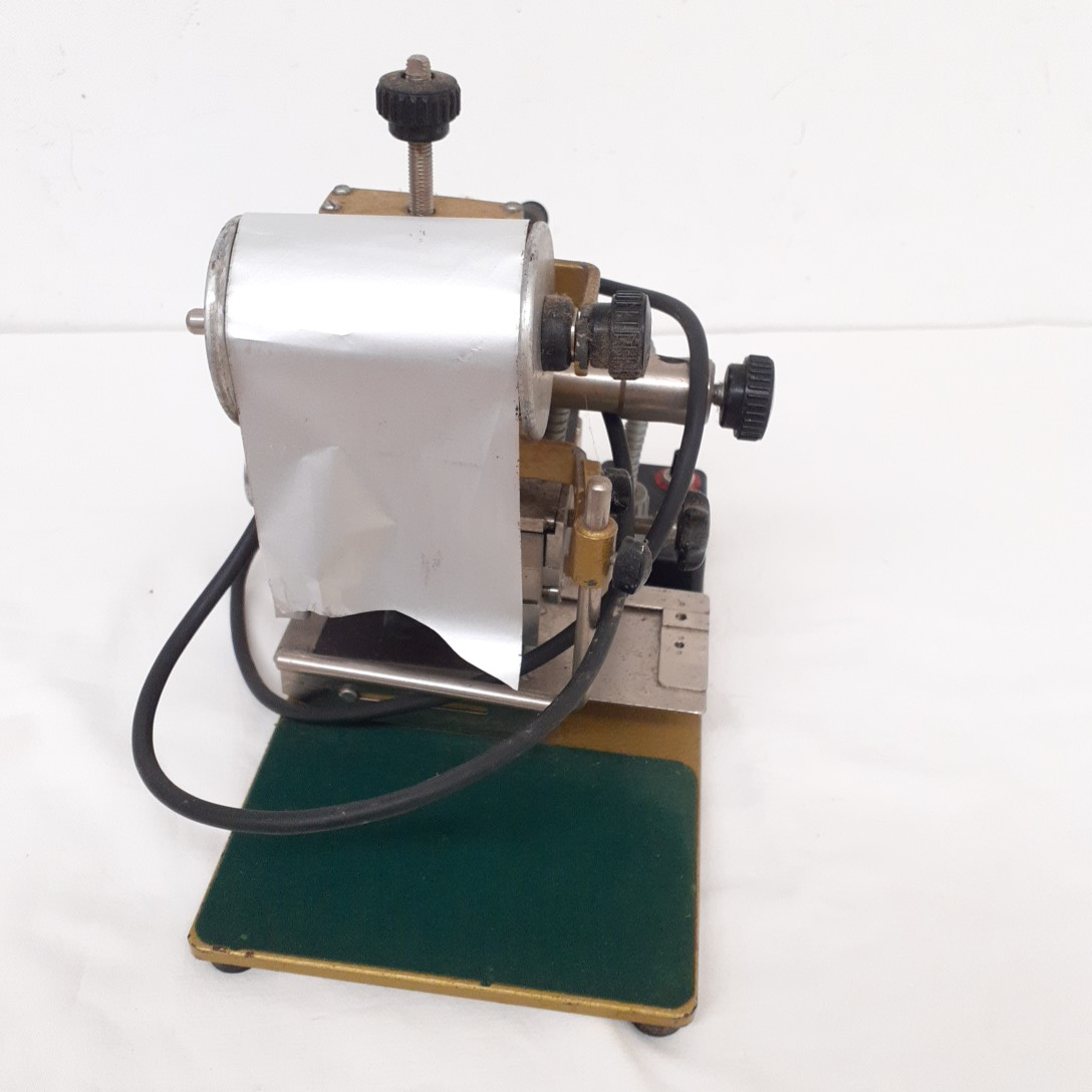 Imprimante vintage à chaud gold print - Bon état - Photo 2