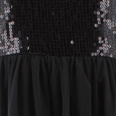 Robe noire sans manches imprimée - fille - Orchestra - taille 8 ans - Photo 2