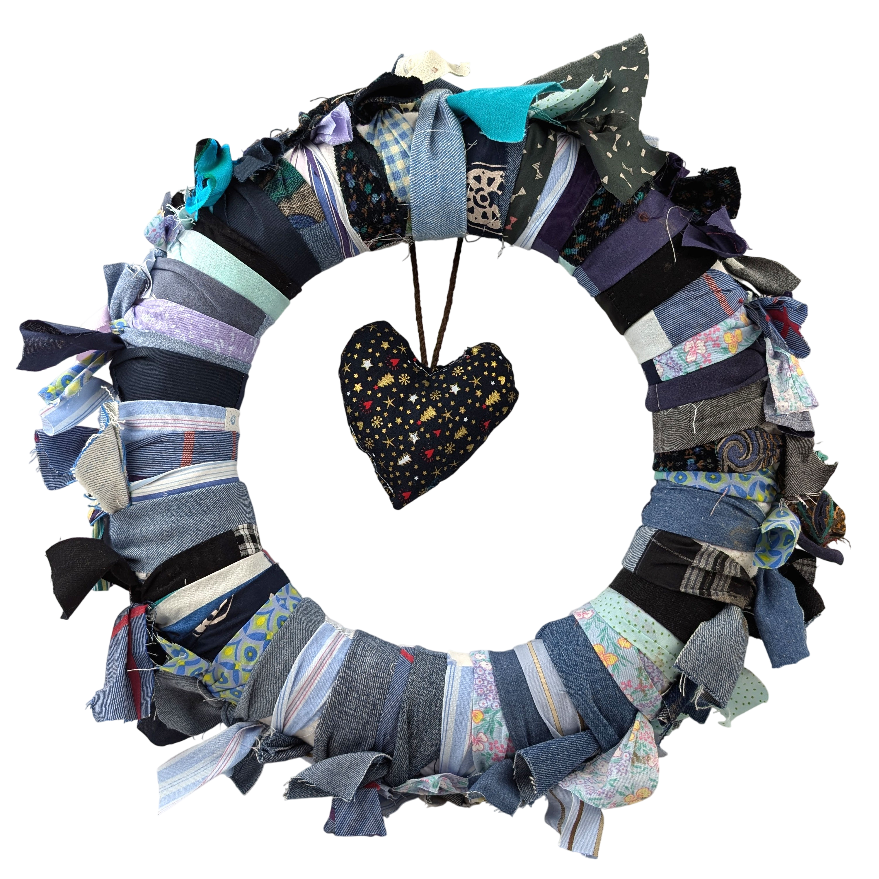 Couronne en Tissus Upcyclés - Photo 0