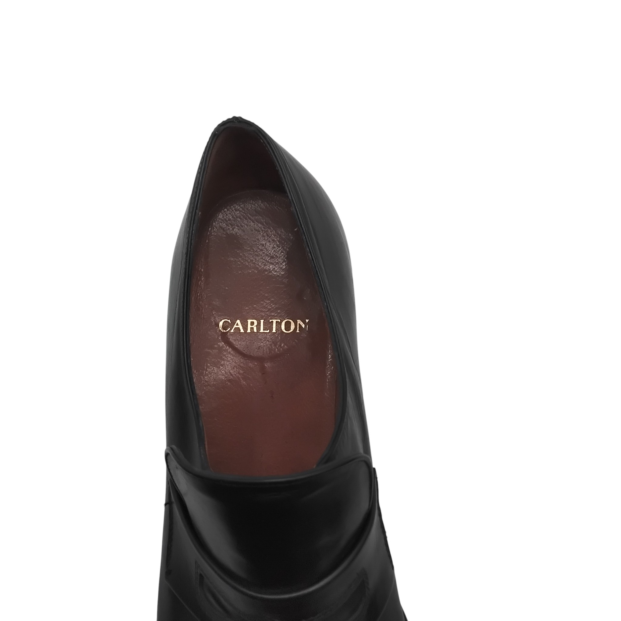 Voir photo 3 de Chaussures Carlton noir homme - taille 42.5 Chaussures Carlton noir homme - taille 42.5 Très bon état - Vue 3 -