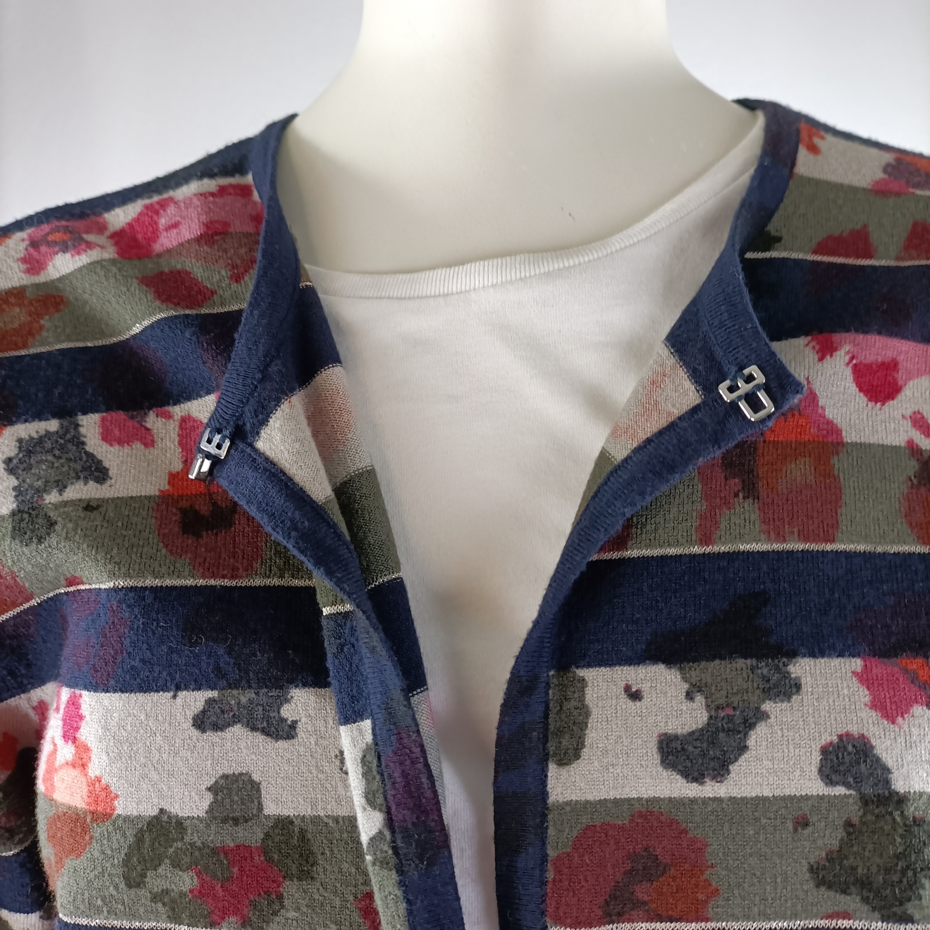 Gilet rayé multicolore - Gerry Weber - Taille 40 estimé - Photo 1