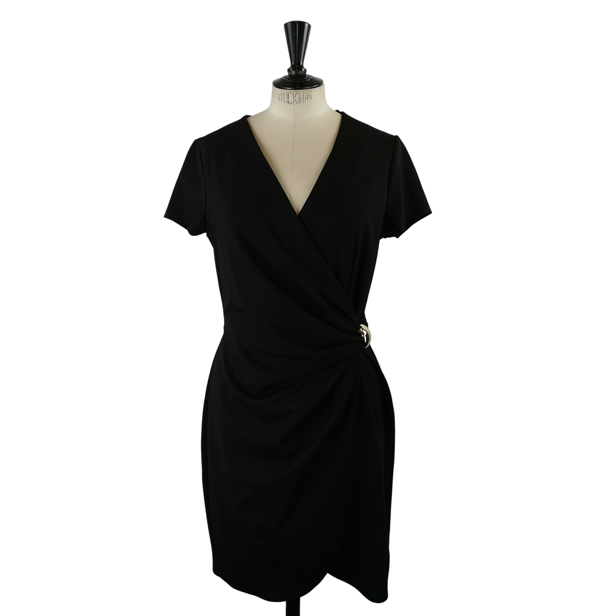 Robe portefeuille – Egerie Paris – Taille M (estimée) – Noir Comme neuf -  reconditionné disponible sur Label Emmaüs