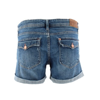 Short bleu en jeans délavé - Femme - H&M - Taille 40 - Photo 1