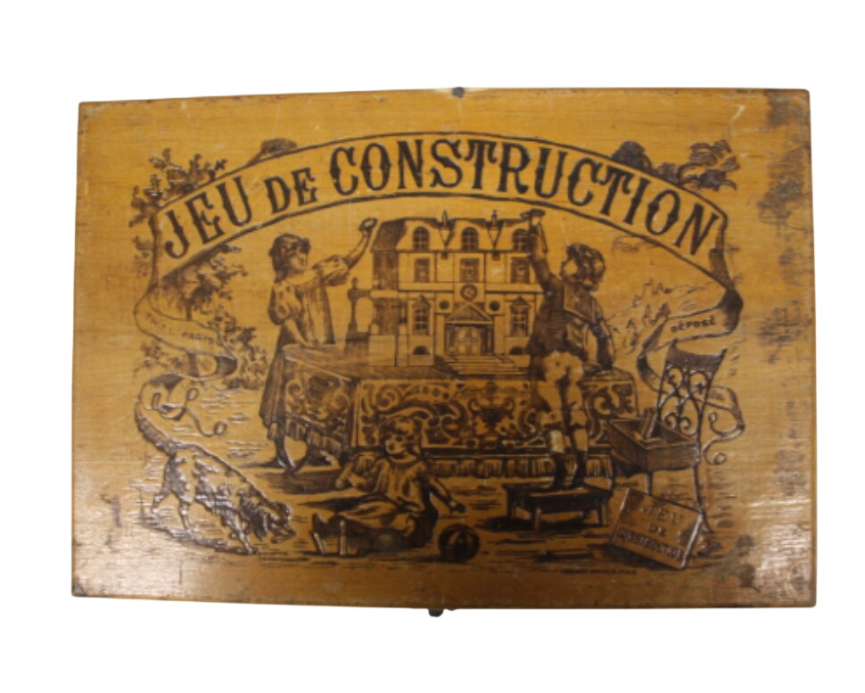 Jeu en bois de construction pour enfant de 1900 THIEL PARIS État correct -  reconditionné disponible sur Label Emmaüs