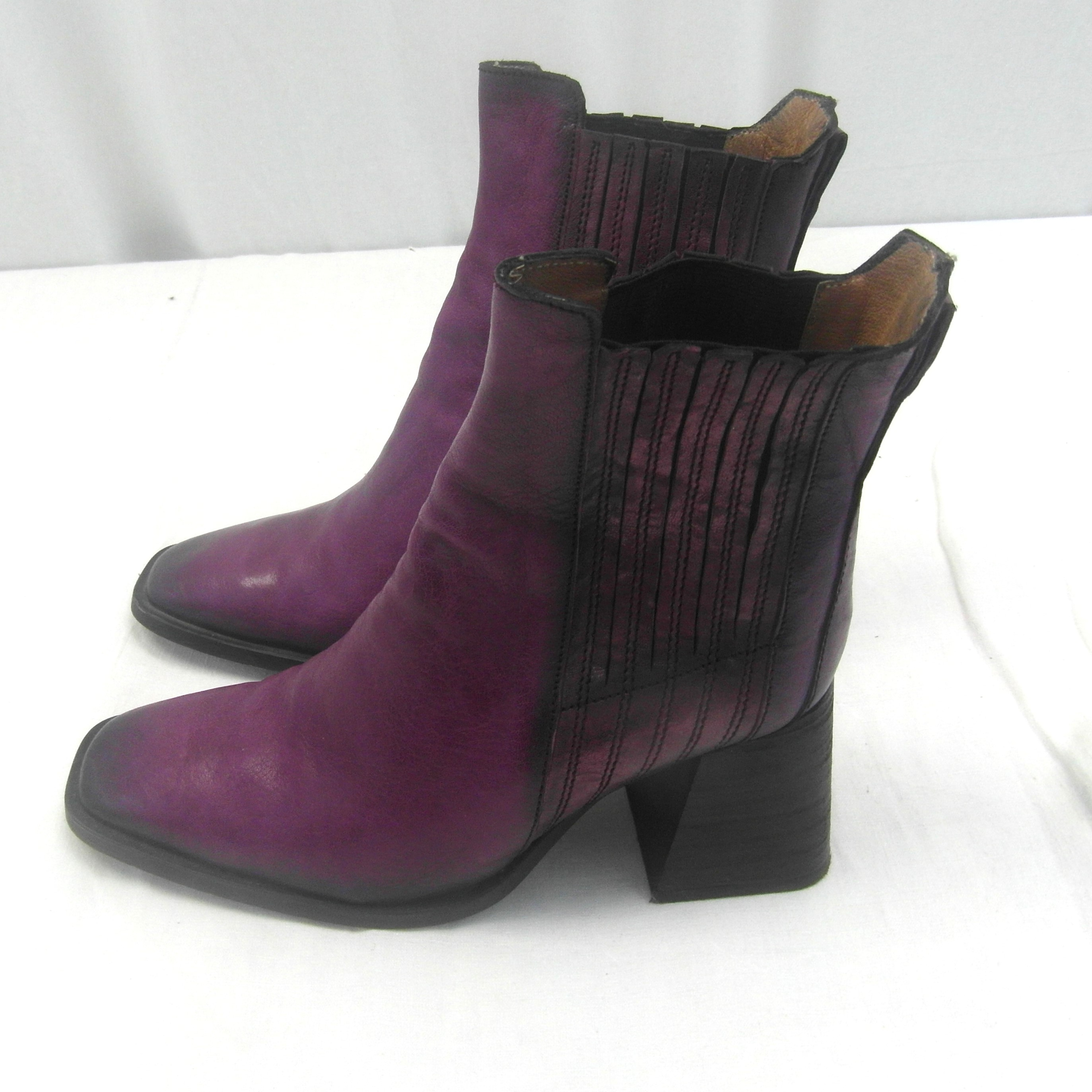 Bottines grand talons taille 39 violète - Photo 3