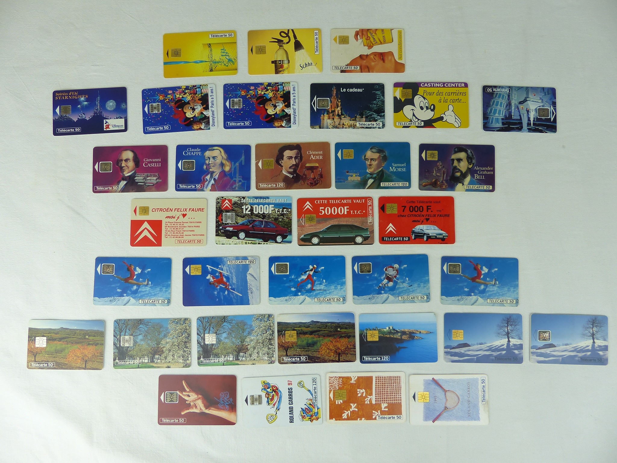 Collection de 155 cartes téléphoniques, exemplaires rares, prix cassé - Bon état - Photo 11