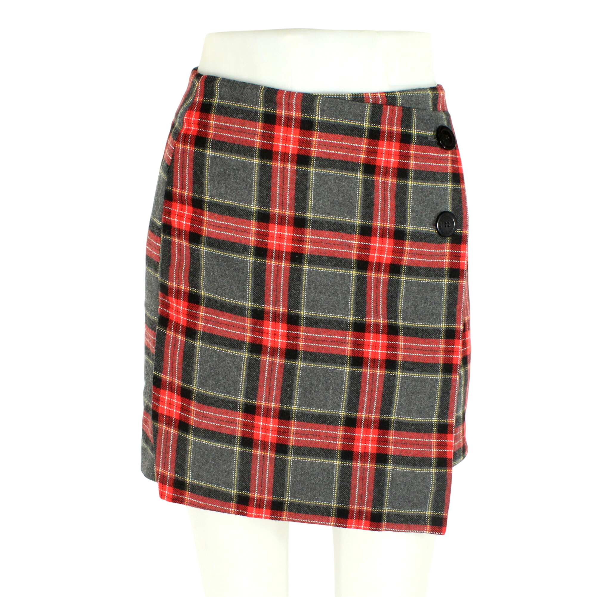 Jupe & Rouge A Carreaux Taille 36 - H&M - Modalova