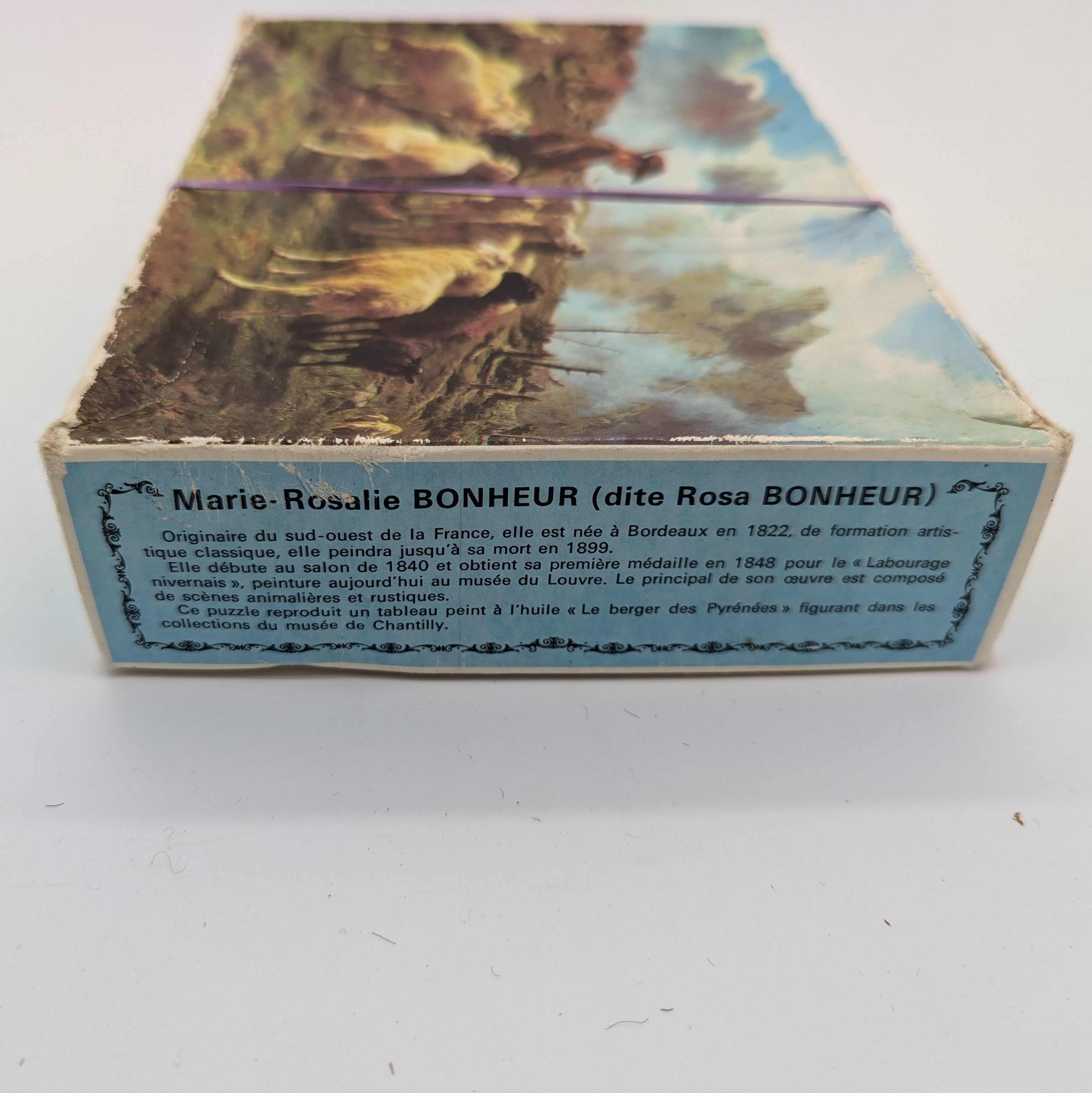 Puzzle ancien Le berger des Pyrénéesde Rosa Bonheur Bergère de France - Bon état - Photo 2