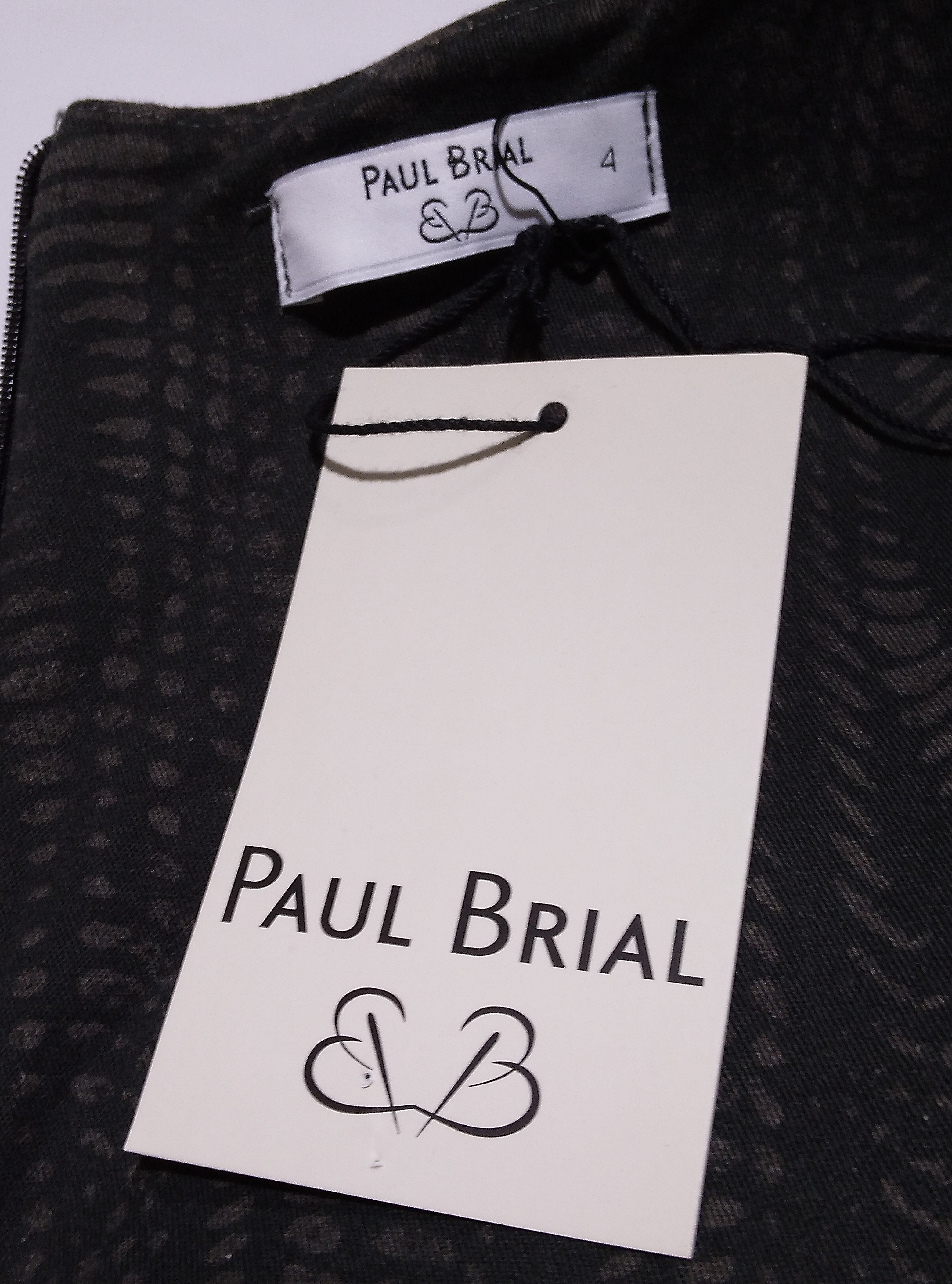 Robe sans manches imprimé "Iguane", Paul Brial - 4  - Vue 9 - 