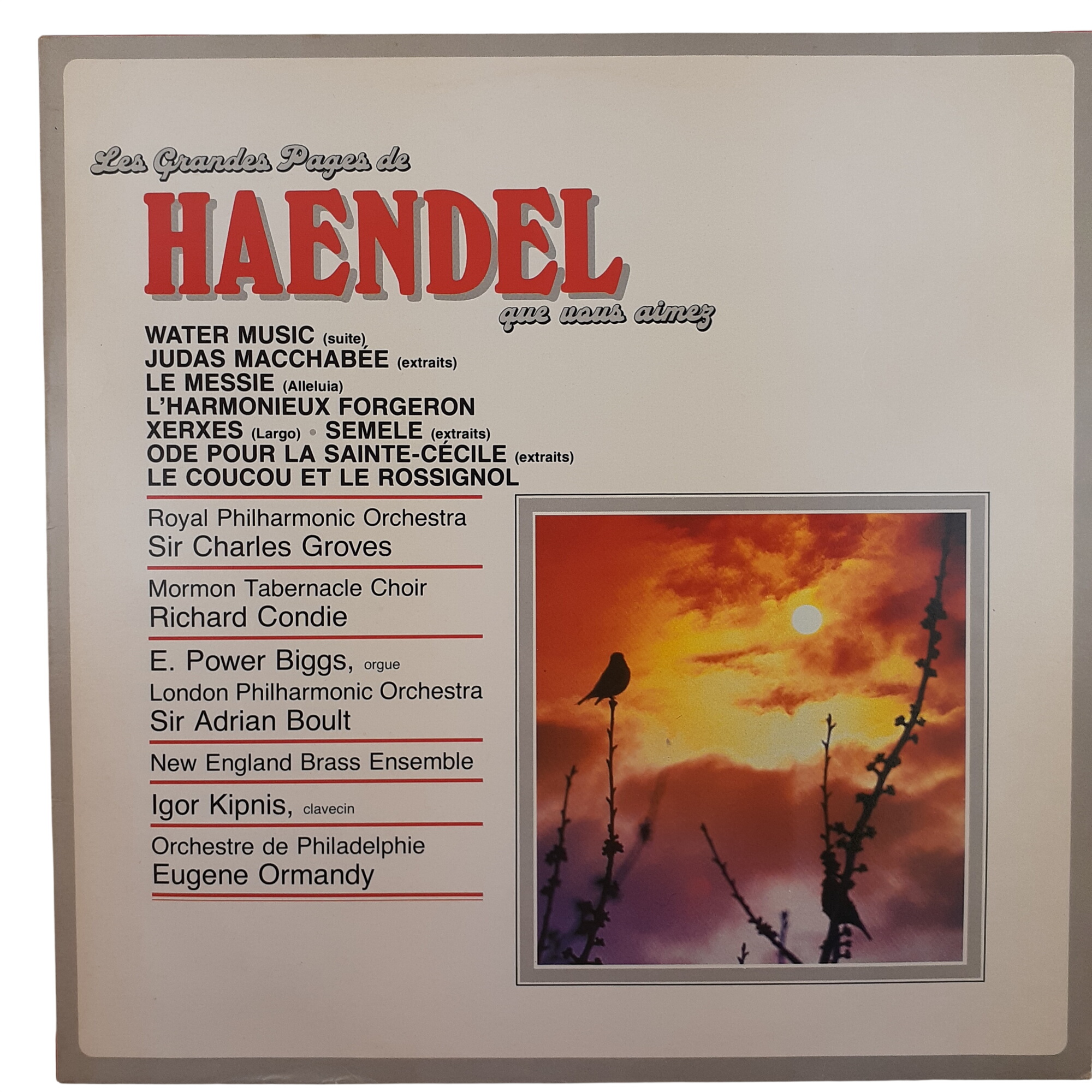 Les grandes pages de HAENDEL que vous aimez Très bon état -  reconditionné disponible sur Label Emmaüs