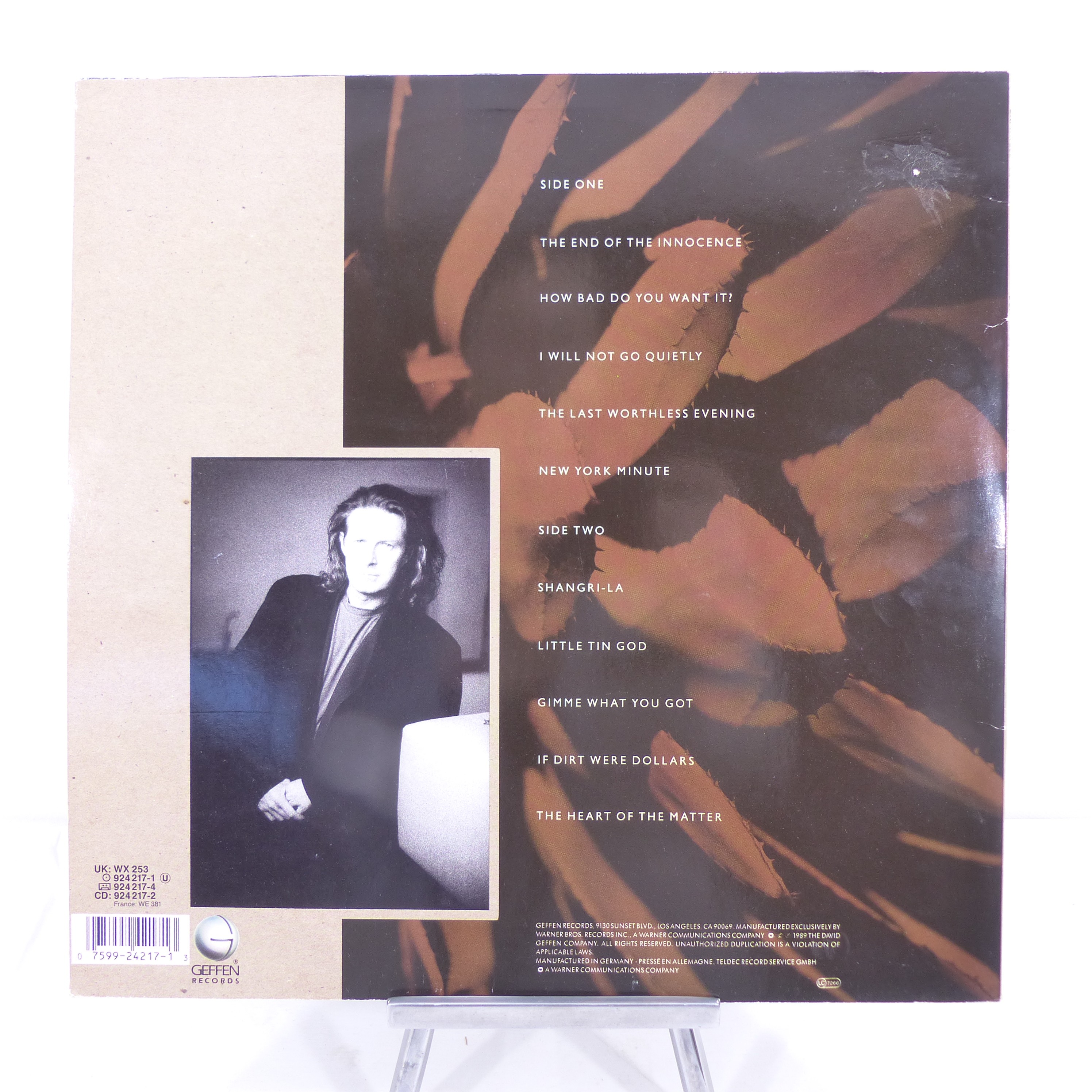 Vinyle 33T Don Henley ‎/ The End Of The Innocence - Geffen Records 1989 Bon état - Vue 2 - 