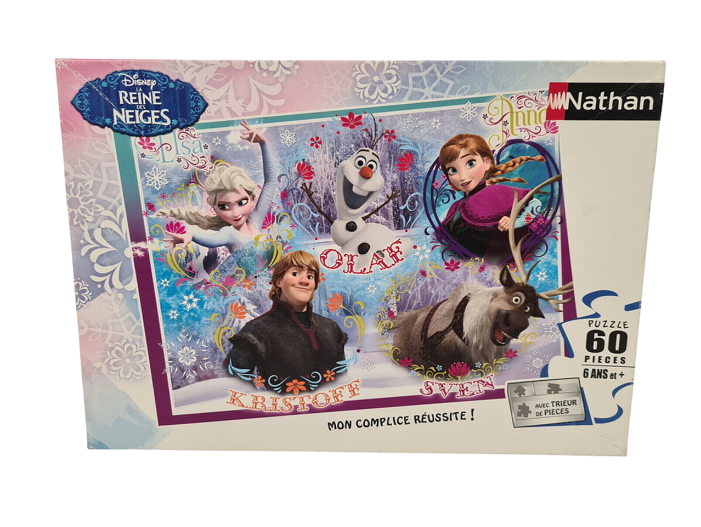 Puzzle 60 pièces - Reine des neiges - Disney - Nathan - 4 ans + - Photo 0