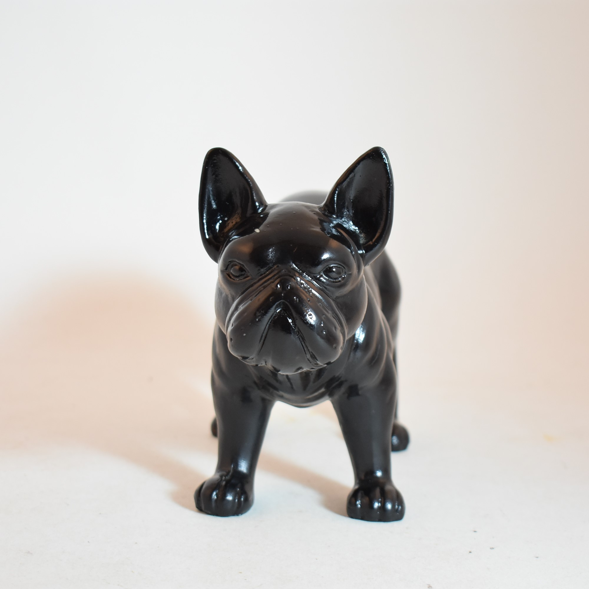 🐾 Statue déco bulldog noir – style moderne - Photo 1