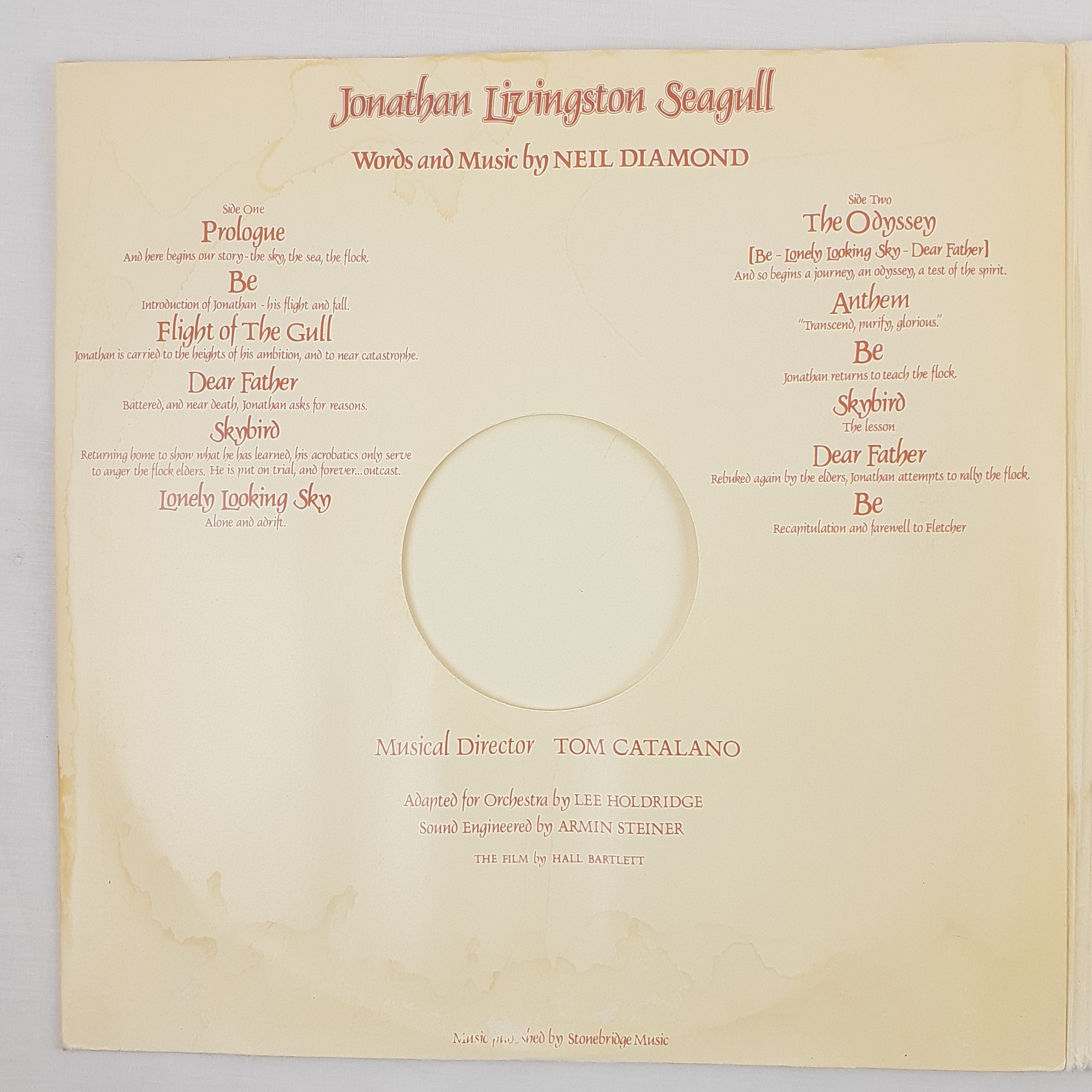 Neil Diamond - Jonathan Livingston seagull Très bon état - Vue 2 - 