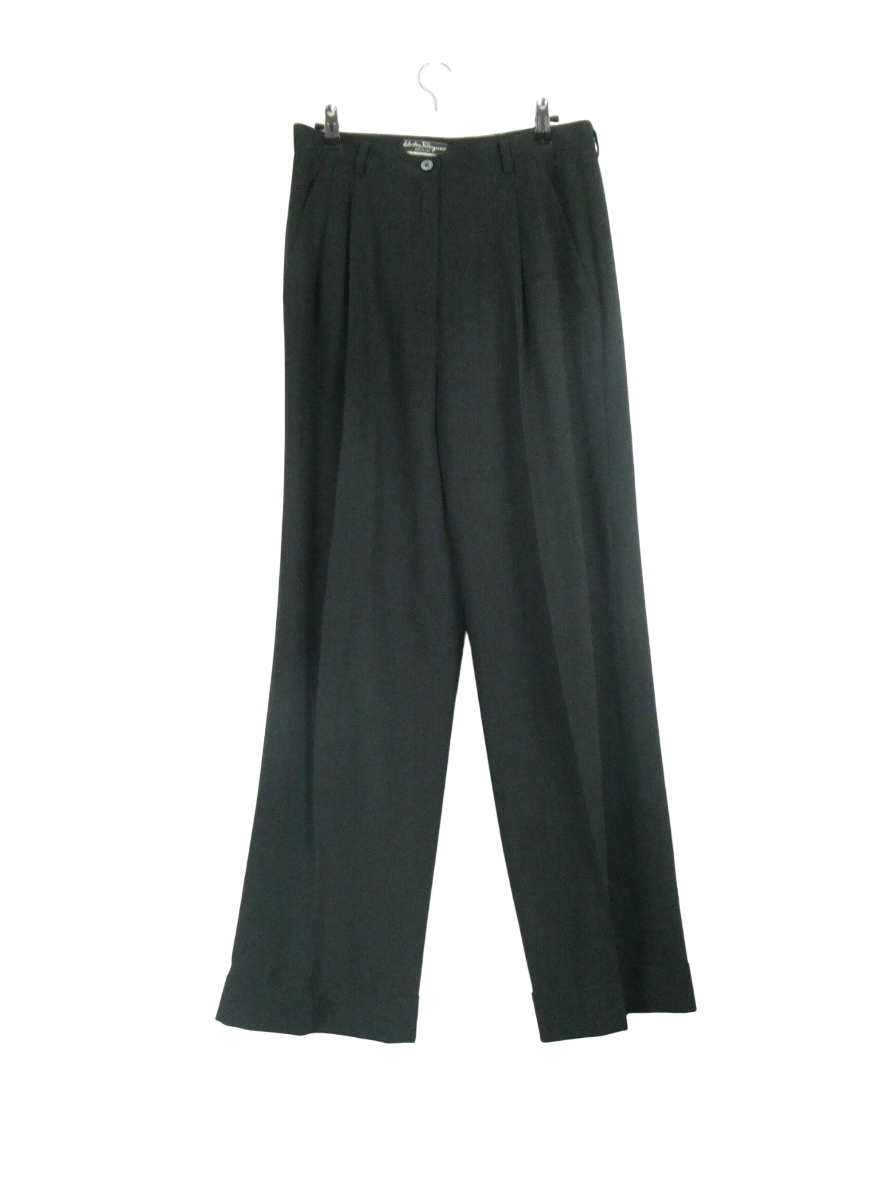Salvatore Ferragamo pantalon ajusté de costume en laine - Taille F42/XL - Photo 0