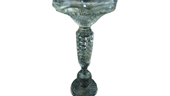 Lot de 2 bougeoirs en cristal - Photo 3