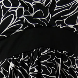 Débardeur noir et blanc imprimé - femme - Fashion Studio - taille 2 - Photo 2